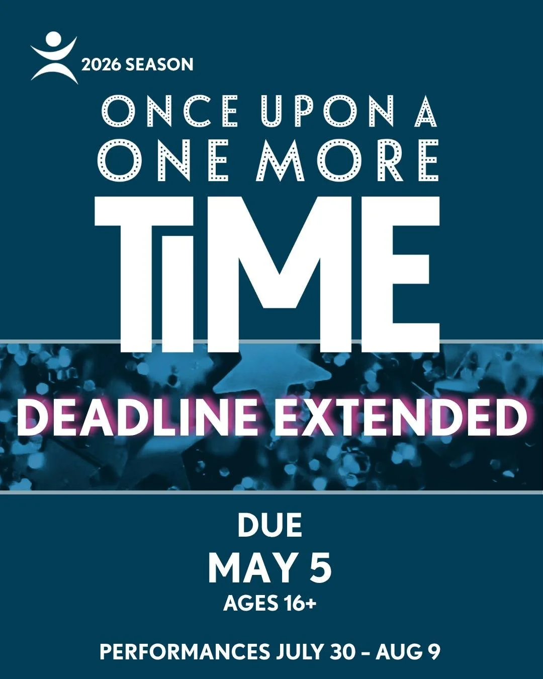 This is your sign&hellip; hit us one more time with those auditions.
You know exactly what we mean. Deadline extended to May 5
Ages 16+
Link in bio
