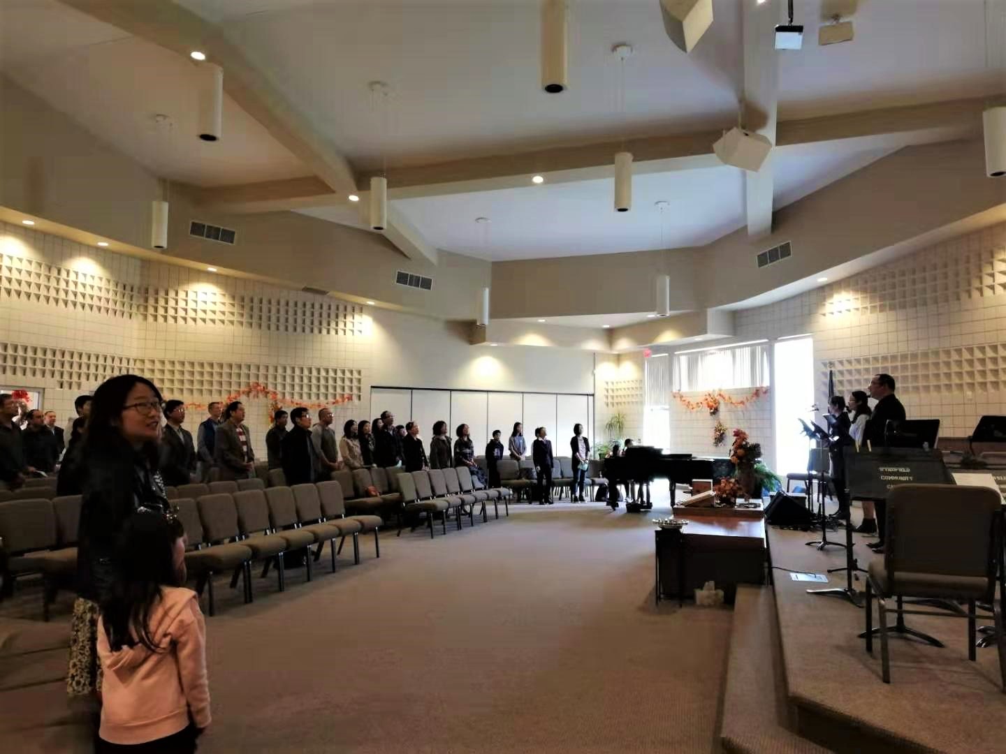 布兰福华人教会第一次主日敬拜顺利举行！First worship service finished successfully