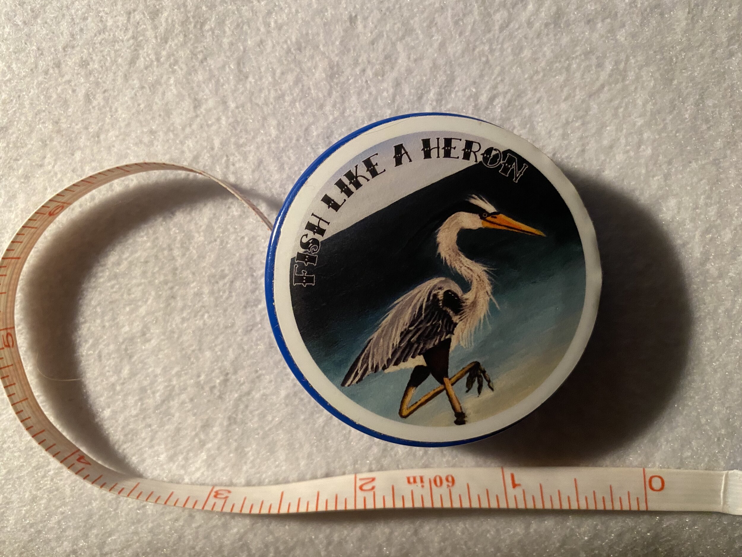 'Fish Like A Heron' Tape Measure