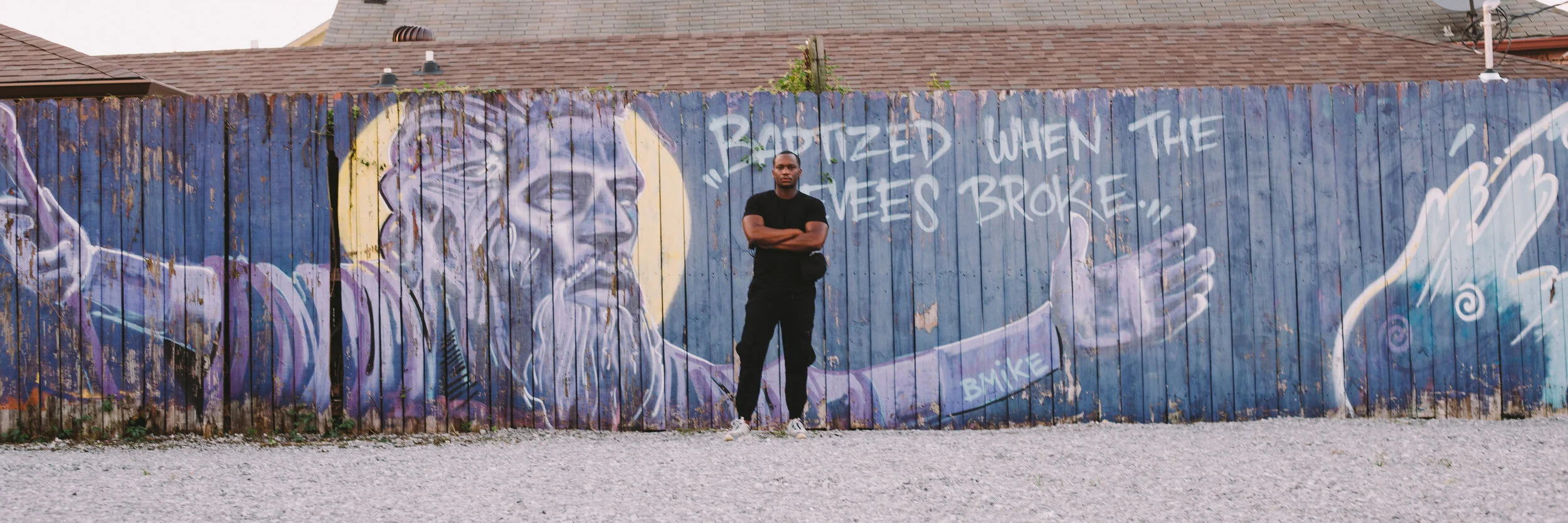 #muralmondays: Baptized WHEN THE LEVEES BROKE