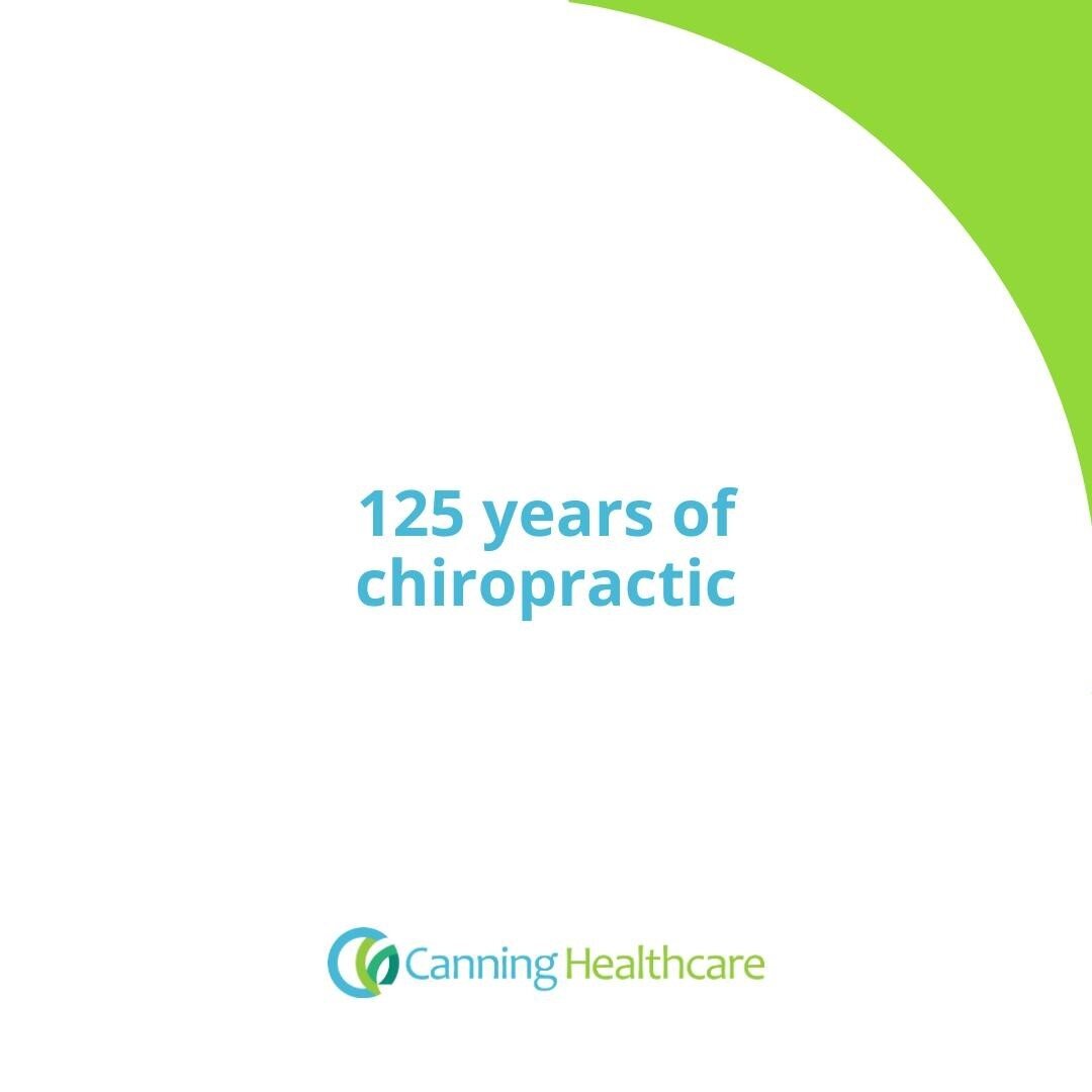 125 YEARS OF CHIROPRACTIC 😍

Today,  18th of September, marks 125 years since the first reported chiropractic adjustment was performed in 1895 in Davenport, Iowa and the chiropractic profession began. 🙌

A lot has changed over that time. 💭 We have