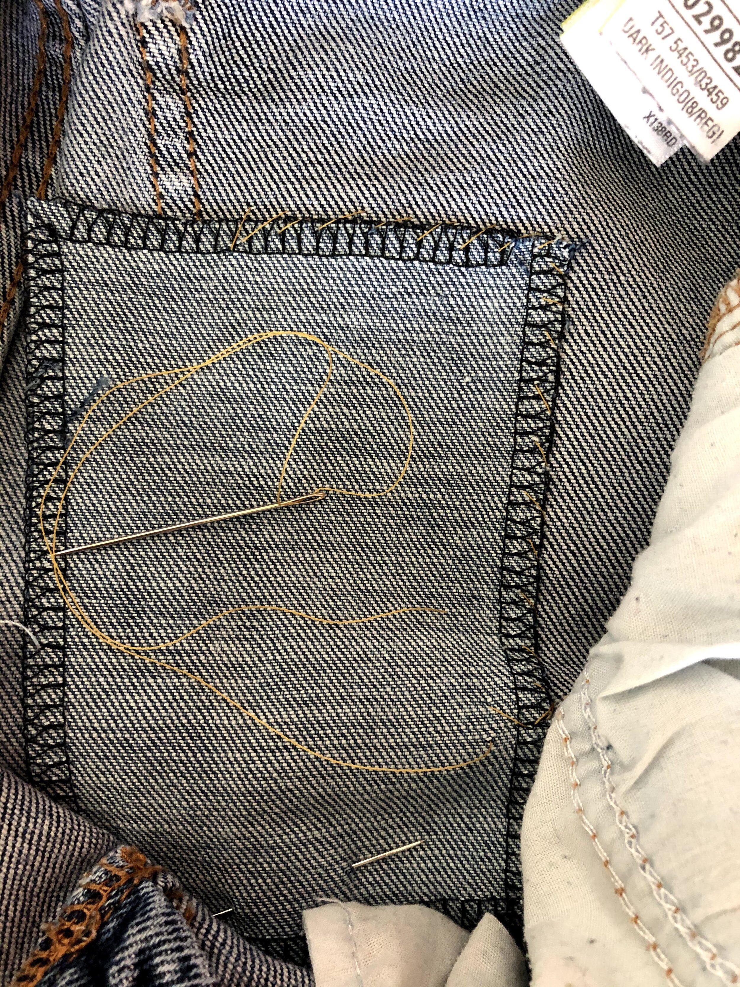 How to repair a ripped jean — Abigail Wastie
