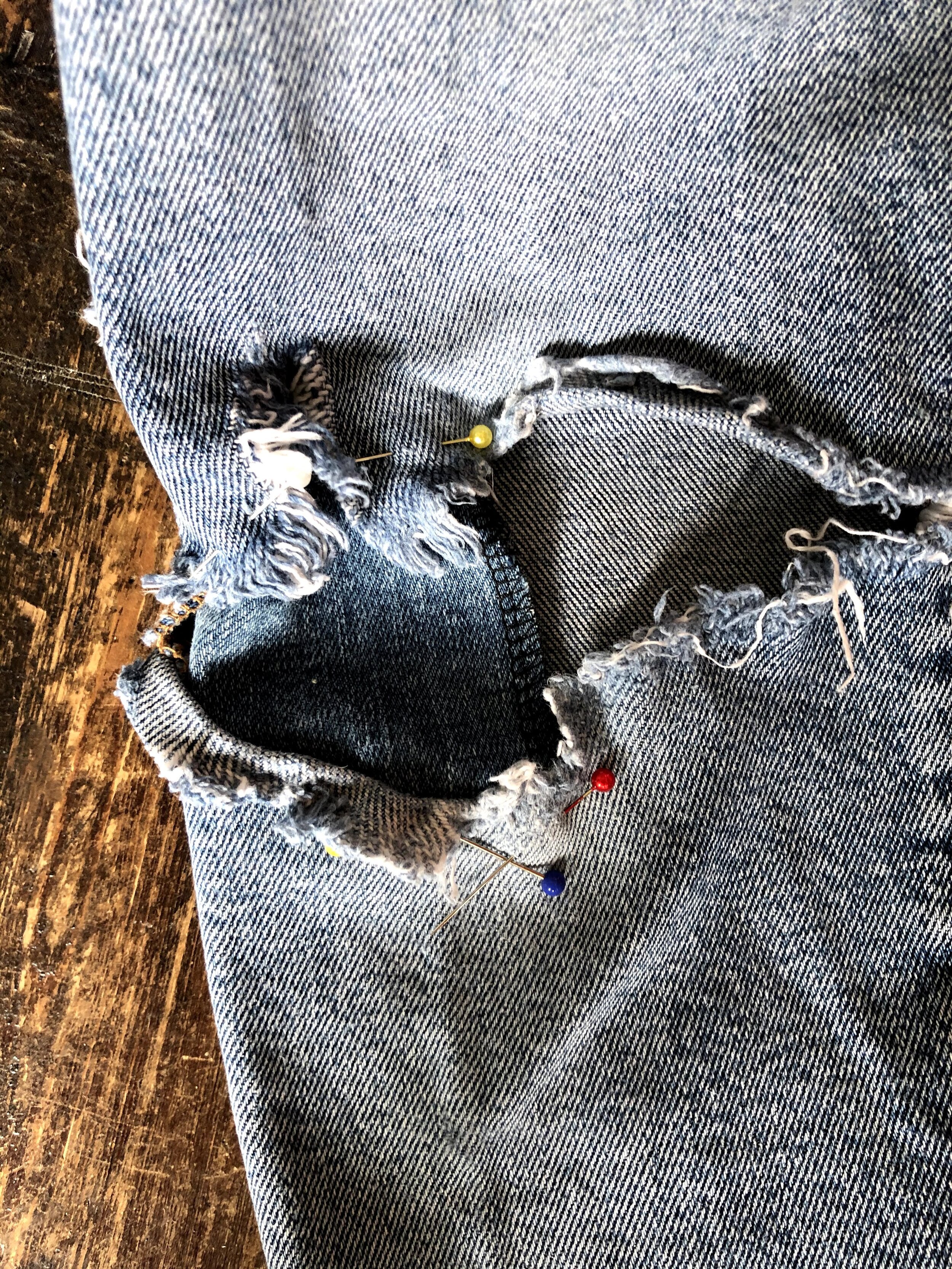 How to repair a ripped jean — Abigail Wastie