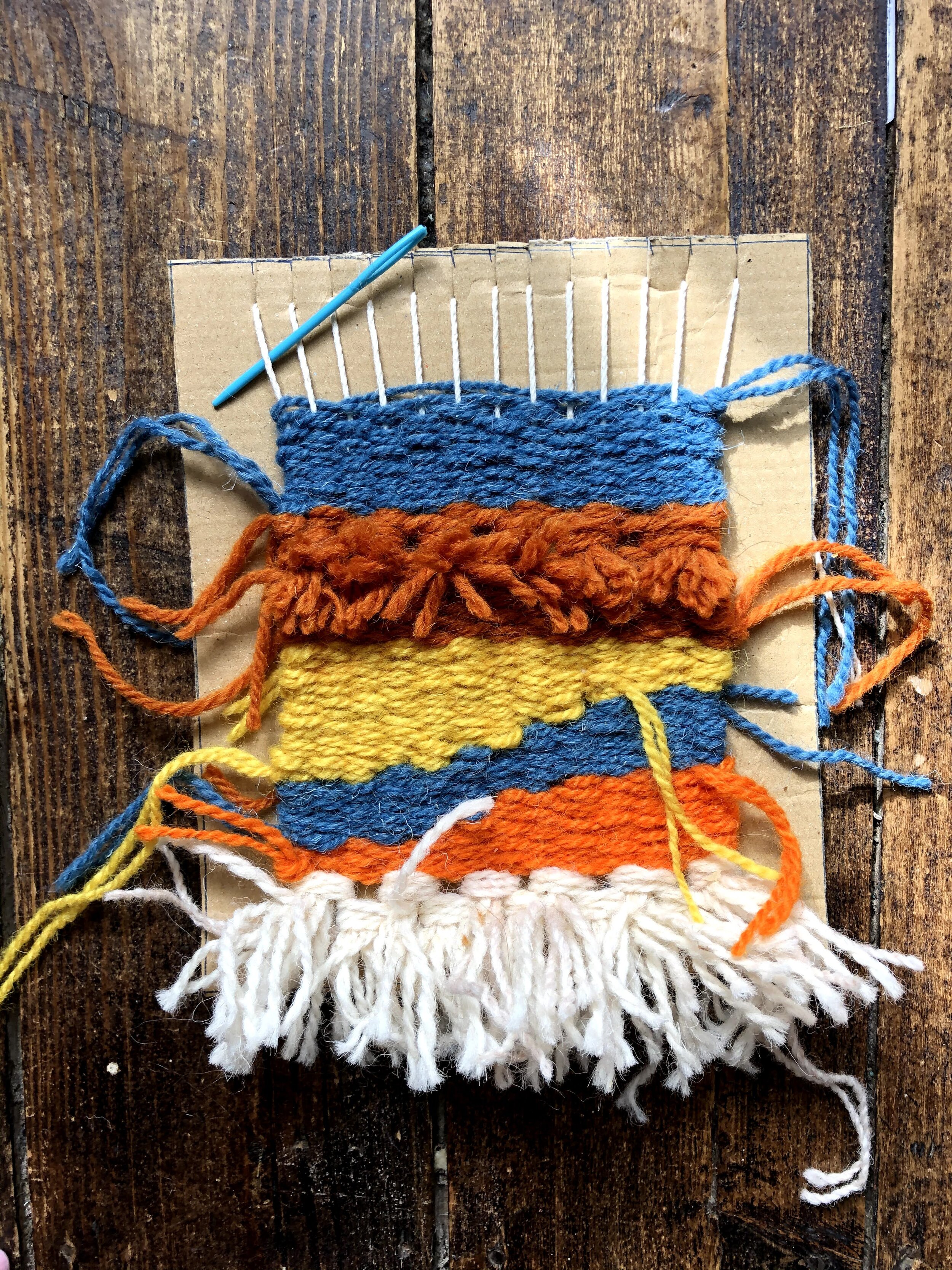 How to teach children to tapestry weave — Abigail Wastie