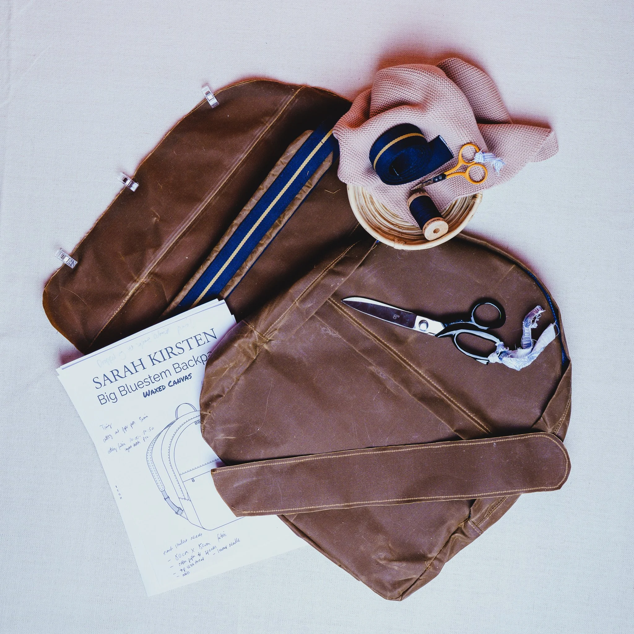 Rucksack making course THEMUSEUMOFMAKING — Abigail Wastie