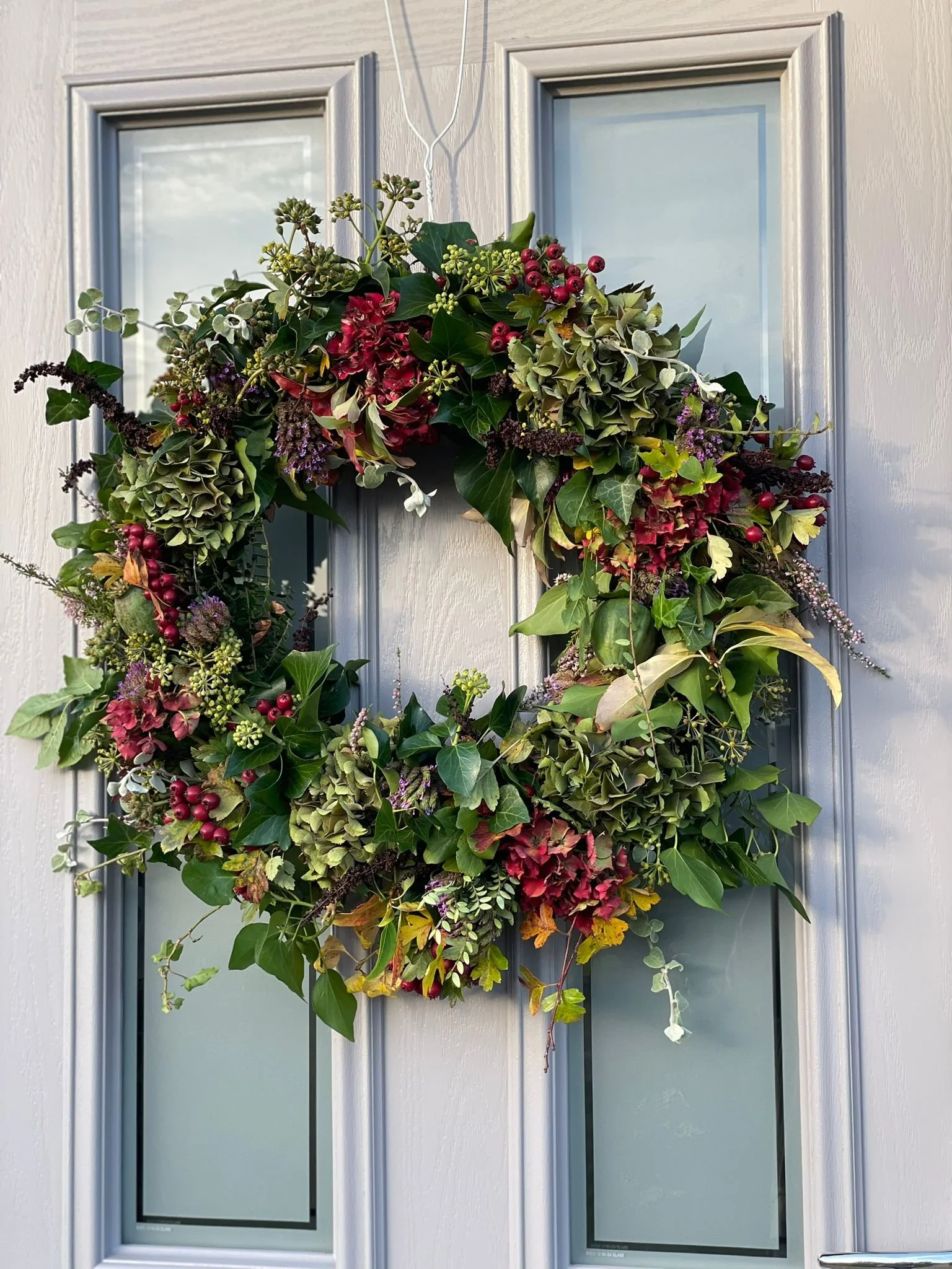 Wreath making at YELDERSLEY HALL — Abigail Wastie