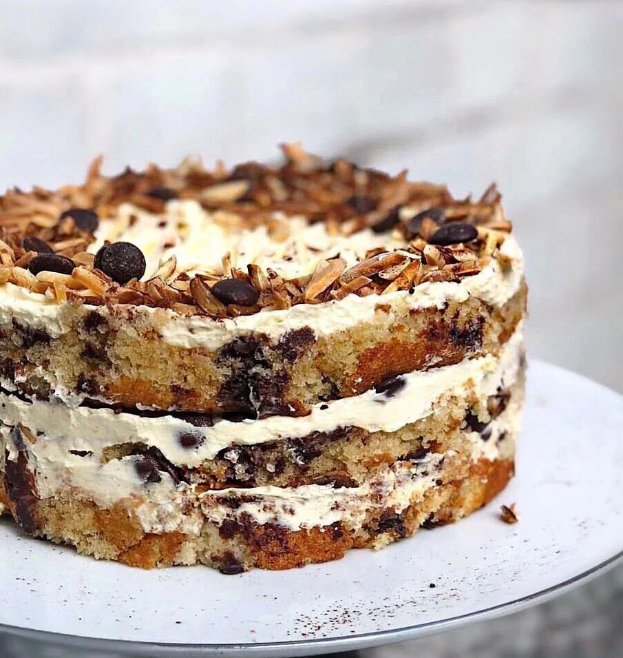 Coffee, dark chocolate cream layer cake — Chef Bexie