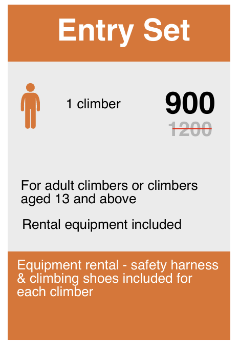 Single climber entry set - Soft launch promo pricing