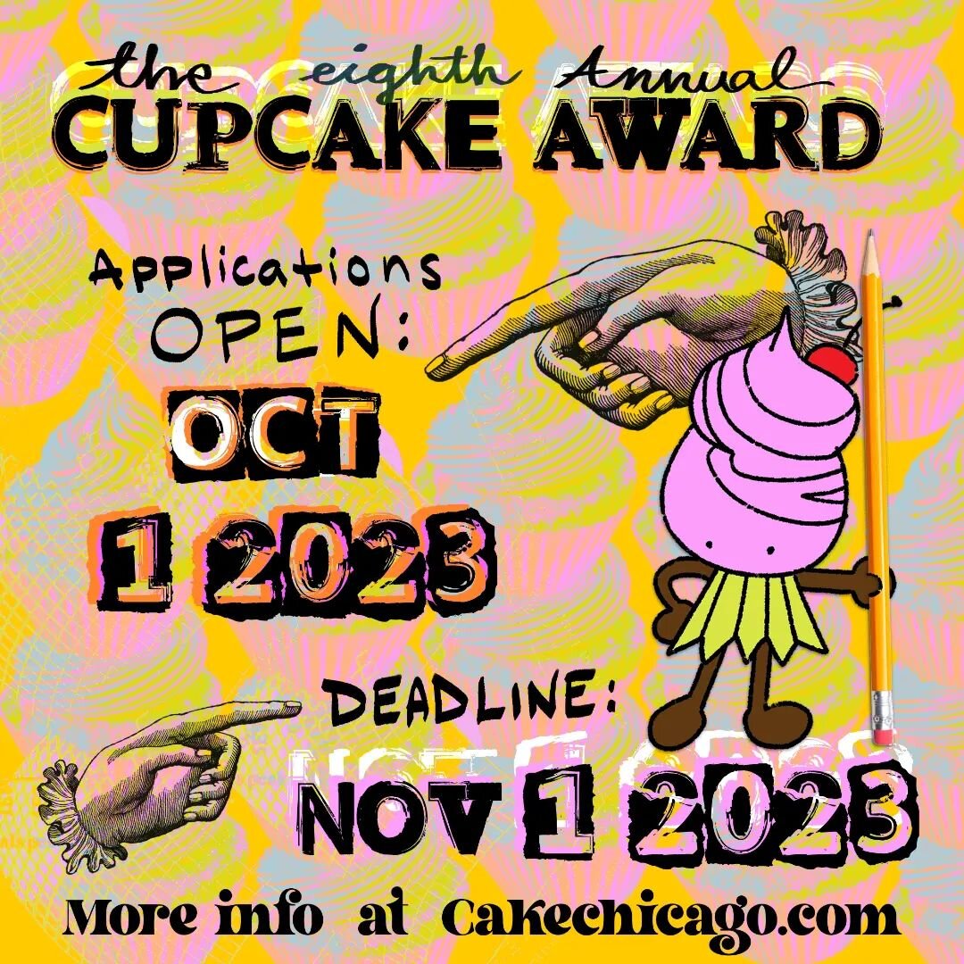 CUPCAKE AWARD APPLICATIONS ARE OFFICIALLY OPEN!! Check out our website for full details; https://www.cakechicago.com/cupcake-award. ✨💕
.
.
.
.
.
.
.
#art #comics #events #comiccon #comix #fan #zines #chicago #lgbtq #chicagoevents #artwork #comicbook