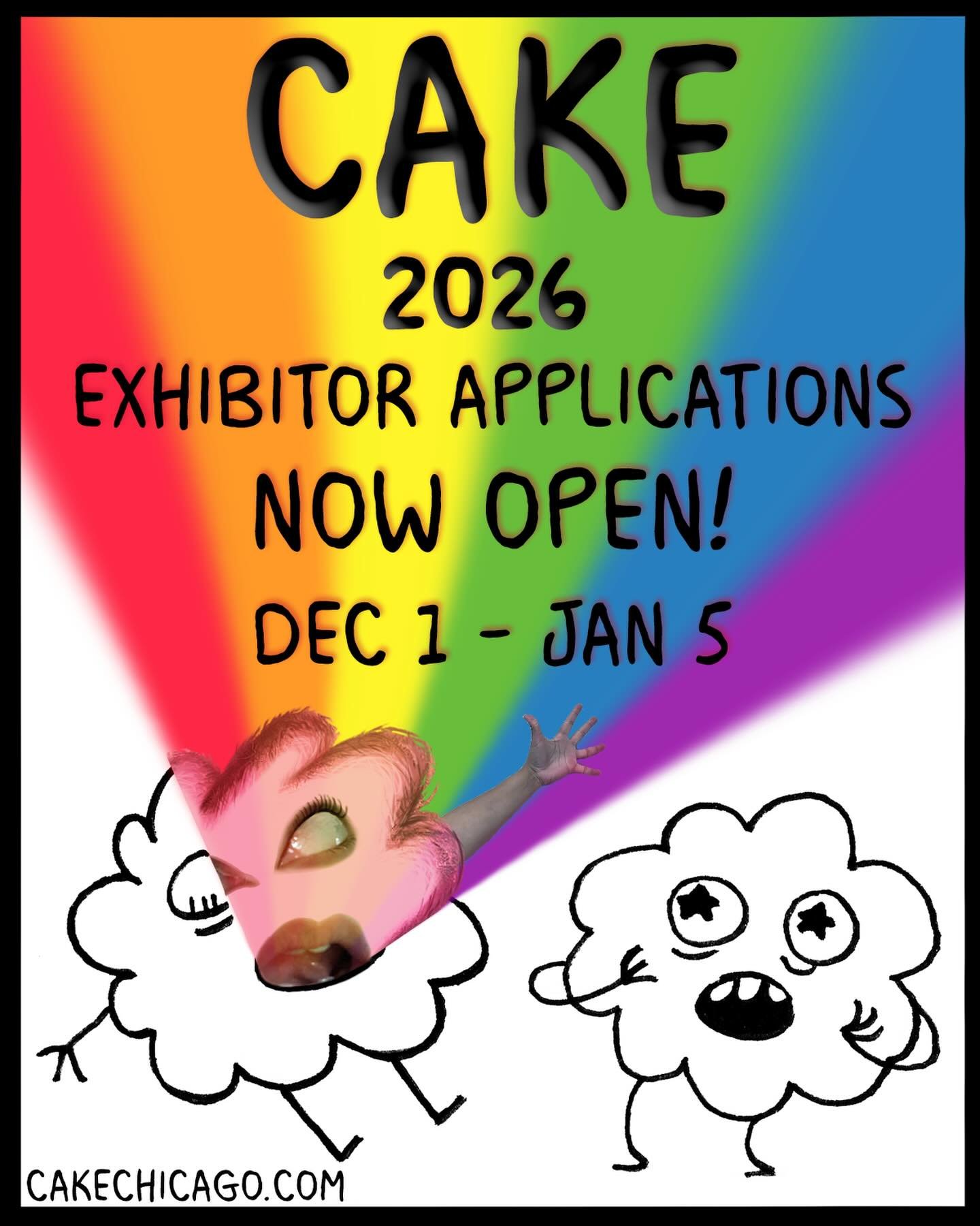 Applications are now open for CAKE 2026!
Apply online at cakechicago.com/apply
Apps open until January 5th