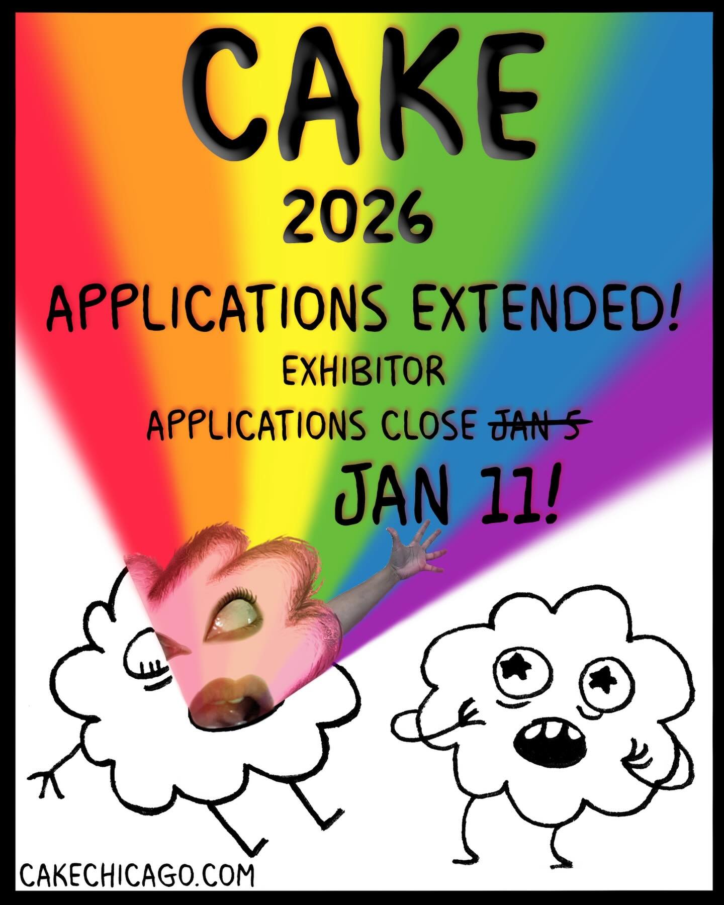 What? No way, applications extended??
Last call to apply to CAKE 2026 
cakechicago.com/apply