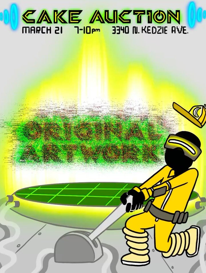 ⚡️AUCTION ITEM⚡️
Check out this BEAUTIFUL painted illustration by Lale Westvind!!! lalewestvind 

This piece is also ENORMOUS so come on down to the Art Auction this Saturday and make it yours!!! 

Save your pennies! Empty your bank account! It&rsquo