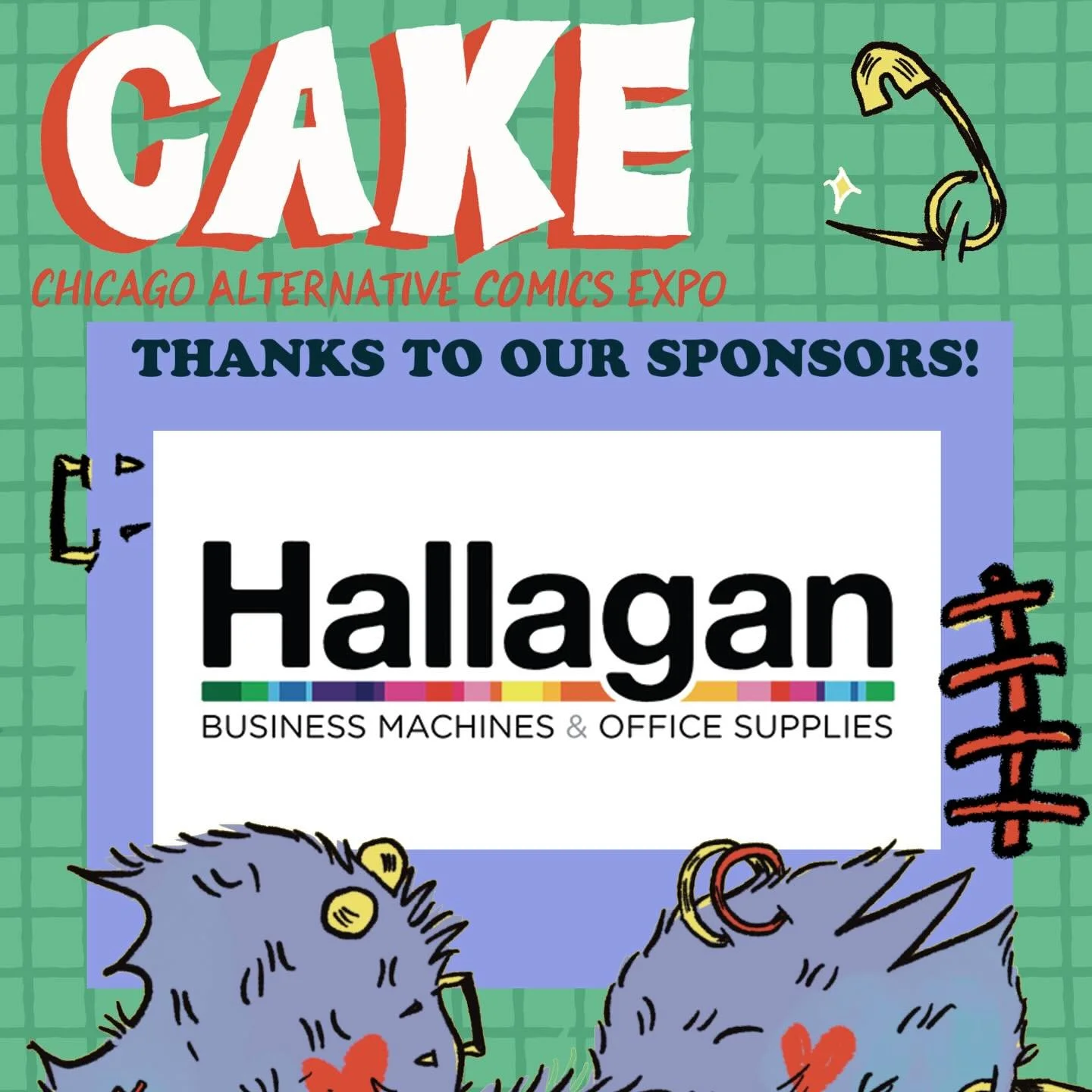 CAKE would like to thank our festival sponsors HALLAGAN! 
@hallagans 
Can you believe one of the world&rsquo;s foremost dealers in risography is located right here in Illinois? We can&rsquo;t!!
Hallagan will be on-site at CAKE Saturday May 2nd for a 