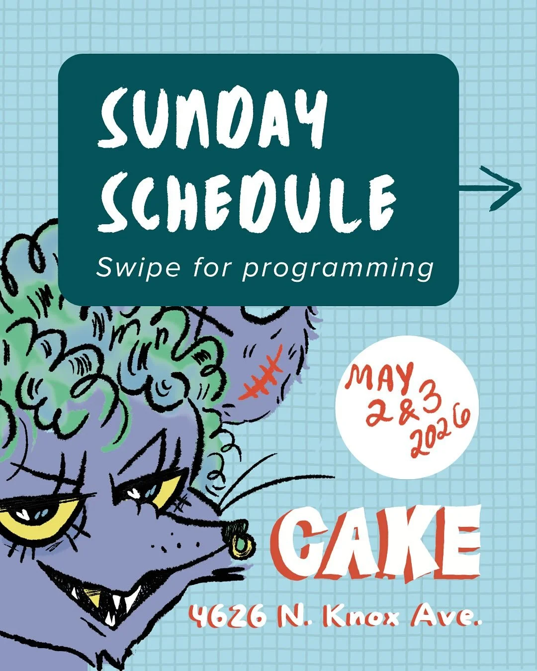 Enjoy all of these FREE programs one week from today! Sunday or CAKE offers more great panels, workshops, and more. Come get inspired ✨
.
.
#chicago #chicagoevents #comics #alternativecomics #comicpanel #comicworkshop