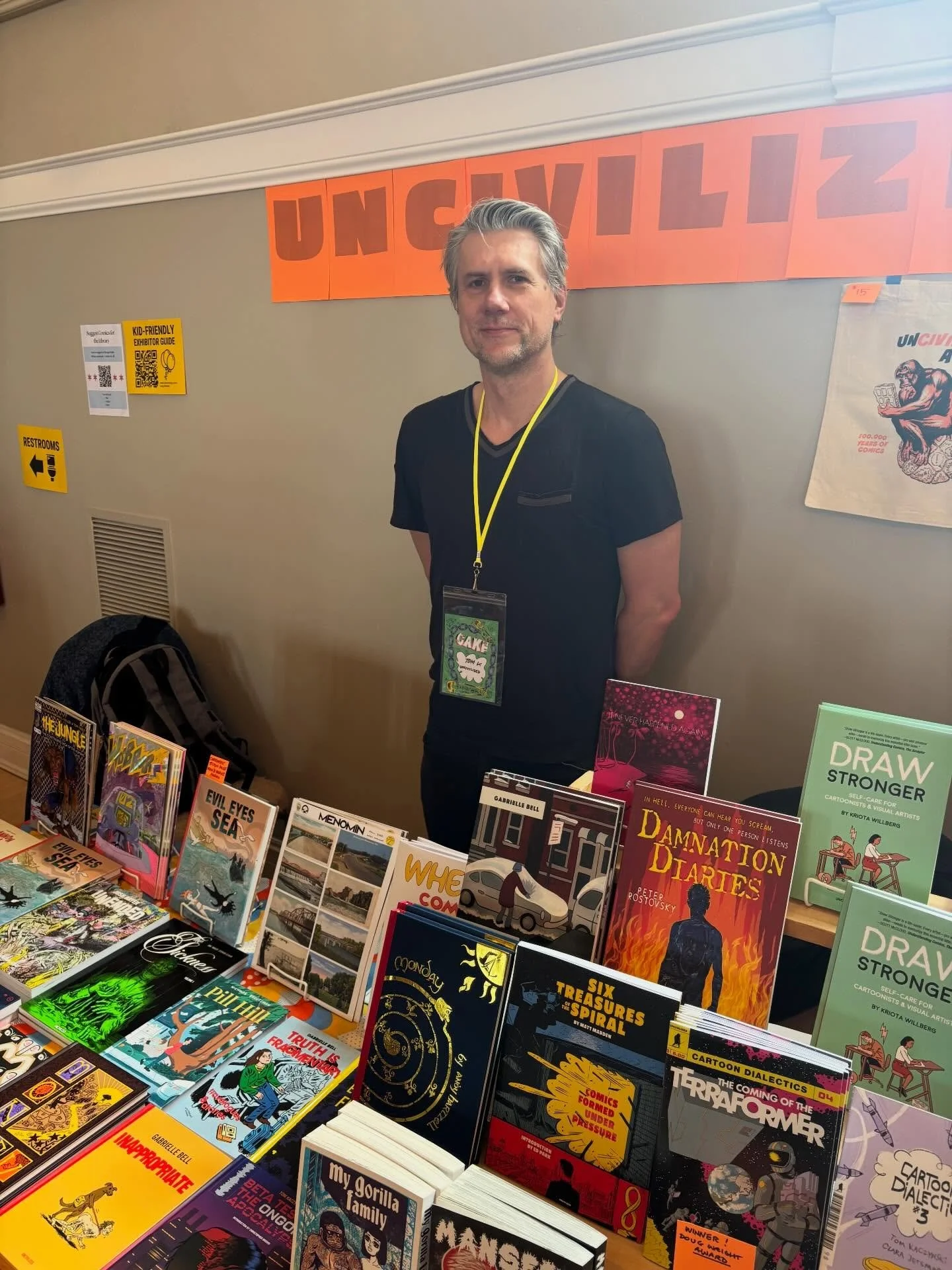 Let&rsquo;s give it up to the wonderful exhibitors at CAKE! We&rsquo;ll be out here slinging comics until 5PM!
