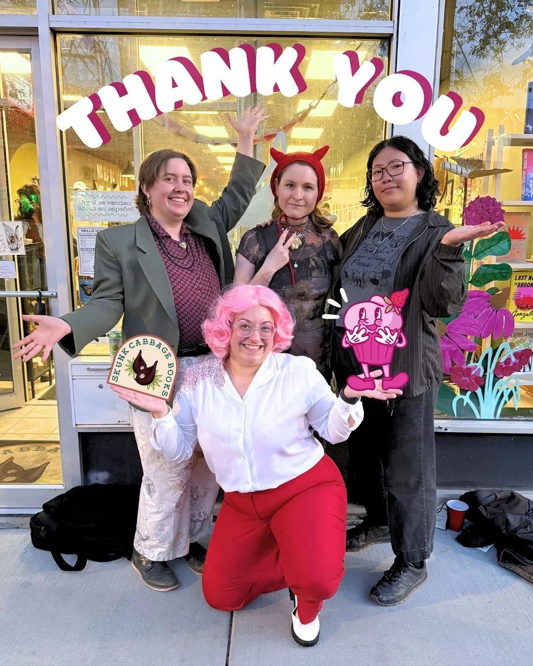 One week ago today we held our first ever Cupcake Award Minicomic Release Party 🧁🎉 Thank you to everyone who made the night special! If you missed it, we&rsquo;ll be announcing the 2026 award winners tomorrow. Stay tuned! 

Our deepest gratitude to