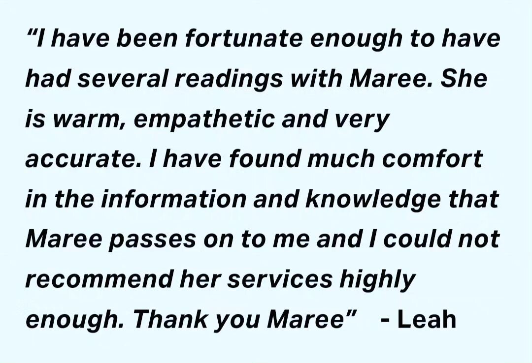 Client love. ❤️ 
Grateful for the feedback.
I love what I do. ❤️

#psychicmedium 
#Intuition
#Intuitiveguidance 
#pakenhambusiness 
#mediumship
#lifeguidance 
#psychic
#insight
#integrity
#keepingitreal
#healing
#scalar
#Spirituality
#Spiritconnectio