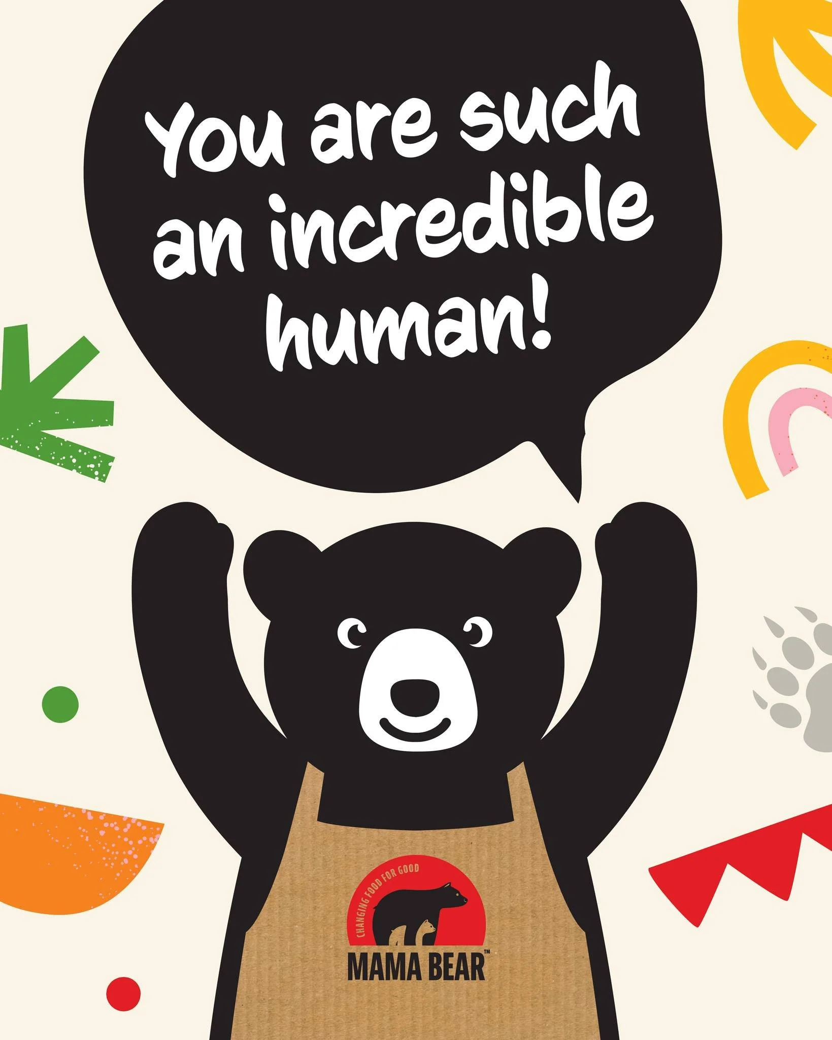 Just a little reminder, 💕 You&rsquo;re doing an amazing job, even on the tough days. Here at Mama Bear Foods, we understand the juggle with school runs, trainings, pick-ups, and play dates 🏃&zwj;♀️💨 And through it all, you&rsquo;re incredible 🐻❤️