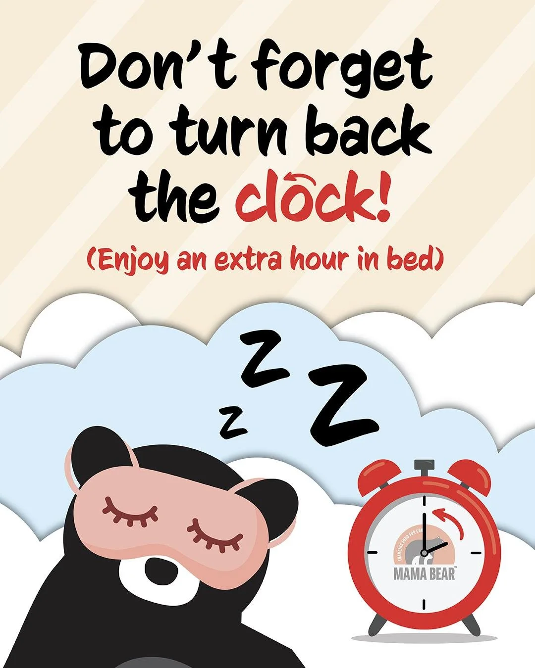 Happy Friday evening! 🐻💛 The clocks are turning back, but the kids aren&rsquo;t reading the memo. Coffee, courage, and cuddles required!&quot;