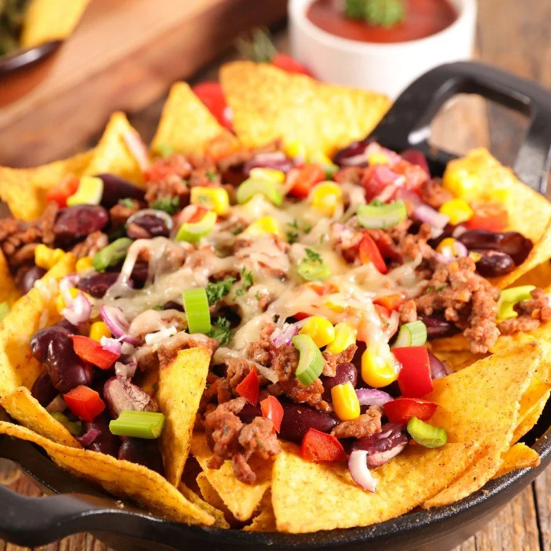 Nacho night, sorted 🙌 Crispy chips, melty cheese, your favourite toppings  and that final drizzle of Mama Bear Ketchup to bring it all together 🍅 Made in Cork with real ingredients and no nasties, it&rsquo;s the kind of simple food that makes every