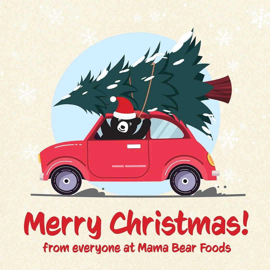 Merry Christmas from everyone at Mama Bear Foods 🎄❤️ Thank you for welcoming us into your homes, your kitchens and your family moments this year. Wishing you a Christmas full of love, laughter and plenty of good food. #MamaBearKetchup #christmas #Le