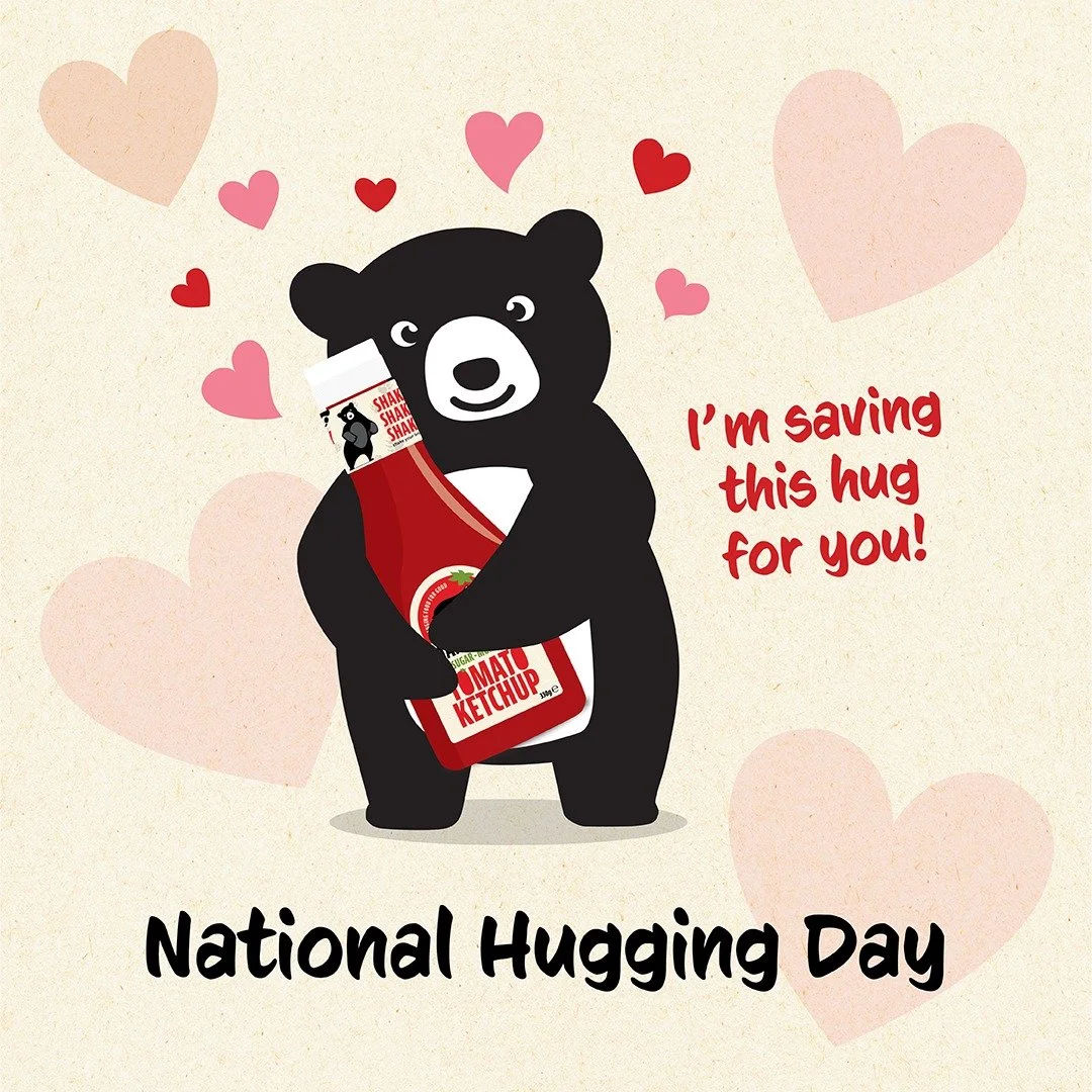 Happy Hugging Day! 🤗🐻

Did you know a hug can actually make you feel happier, lower stress, and even boost your immune system? 💛

Mama Bear hugs are the best kind full of warmth, love, and maybe even a little extra Mama Bear Ketchup on the side 🍅