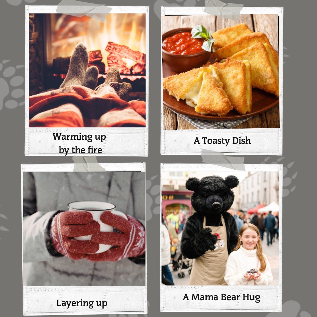 Even though it&rsquo;s spring, we&rsquo;re still feeling the chill. ❄️

So tell us&hellip; how do you warm up? Is it curling up by the fire, layering on your comfiest clothes, tucking into a warm meal, or maybe a big bear hug? 🤎✨

 #February #MamaBe