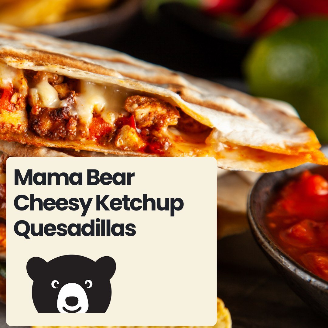 Golden, gooey, and oh-so-cheesy! 🧀

These quesadillas are loaded with melty cheese and a tangy twist of Mama Bear Ketchup. Perfect for lunch, dinner&hellip; or even a Mexican-style breakfast! 🌮🤎

 #FeedYourFamilyHappy #mamabear #MamaBearKetchup #I