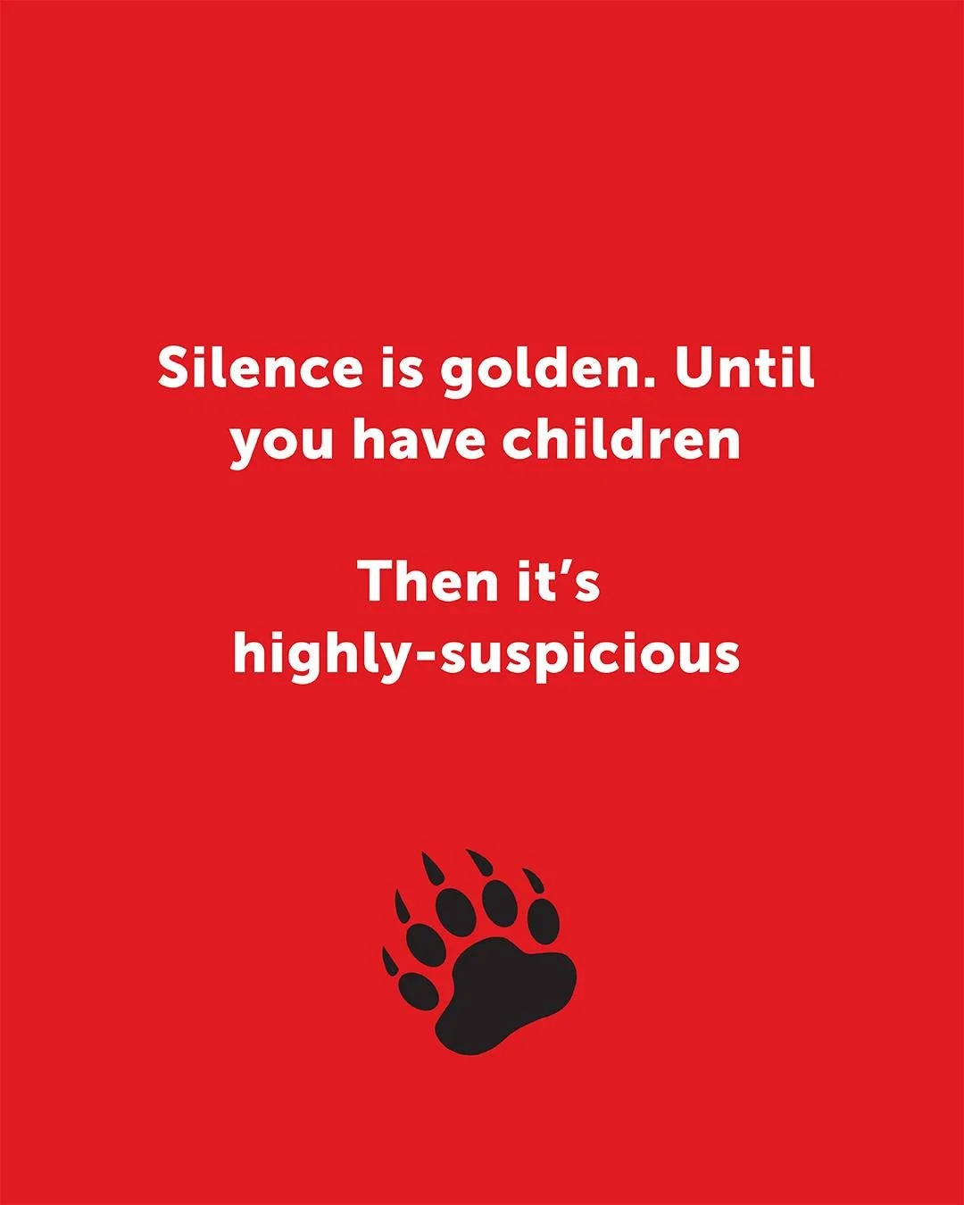 Silence is golden&hellip; until you have kids.

Because the second the house goes quiet, every parent starts getting suspicious 😂

Is someone colouring on the walls? Asleep in a random spot? Raiding the snacks?

Can anyone else relate? 🐻❤️
 #MamaBe