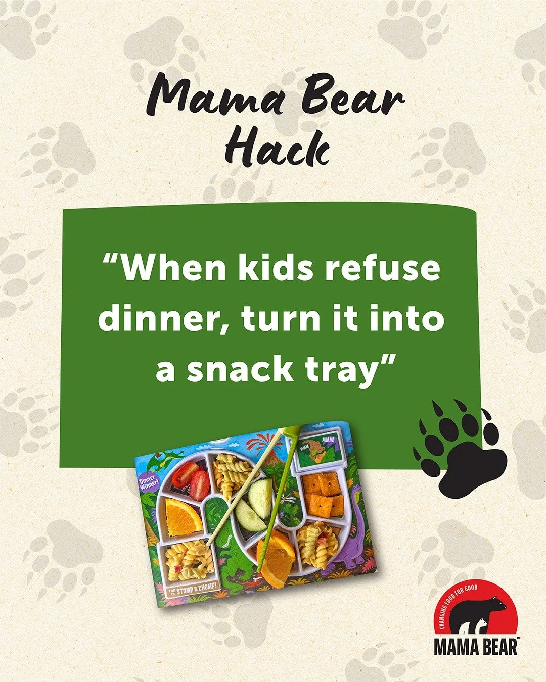 Let&rsquo;s be real  we&rsquo;ve all made dinners the kids refuse in 0.2 seconds 🙃

So why not make mealtime fun?

A simple snack plate or a bit of novelty can go a long way in getting little ones to try new things (and actually enjoy them). 🐻❤️

 