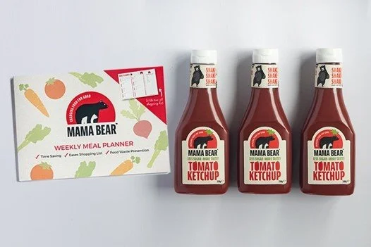 Mama Bear Ketchup Gift Pack with meal planner