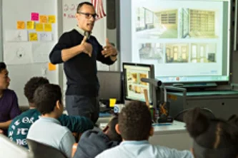   Thinking Like a Designer   Studio in A School Presentation   thinkshift  introduced the process of designing environments to middle school students in New York City.  "On behalf of us at Studio in a School, please accept my sincerest thank you for 
