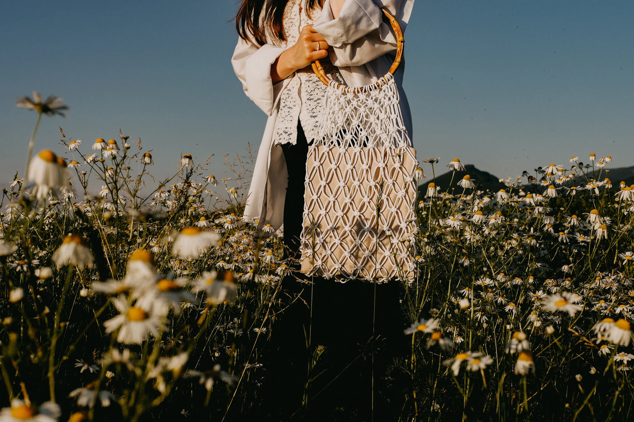Návod na jednoduchú macramé tašku