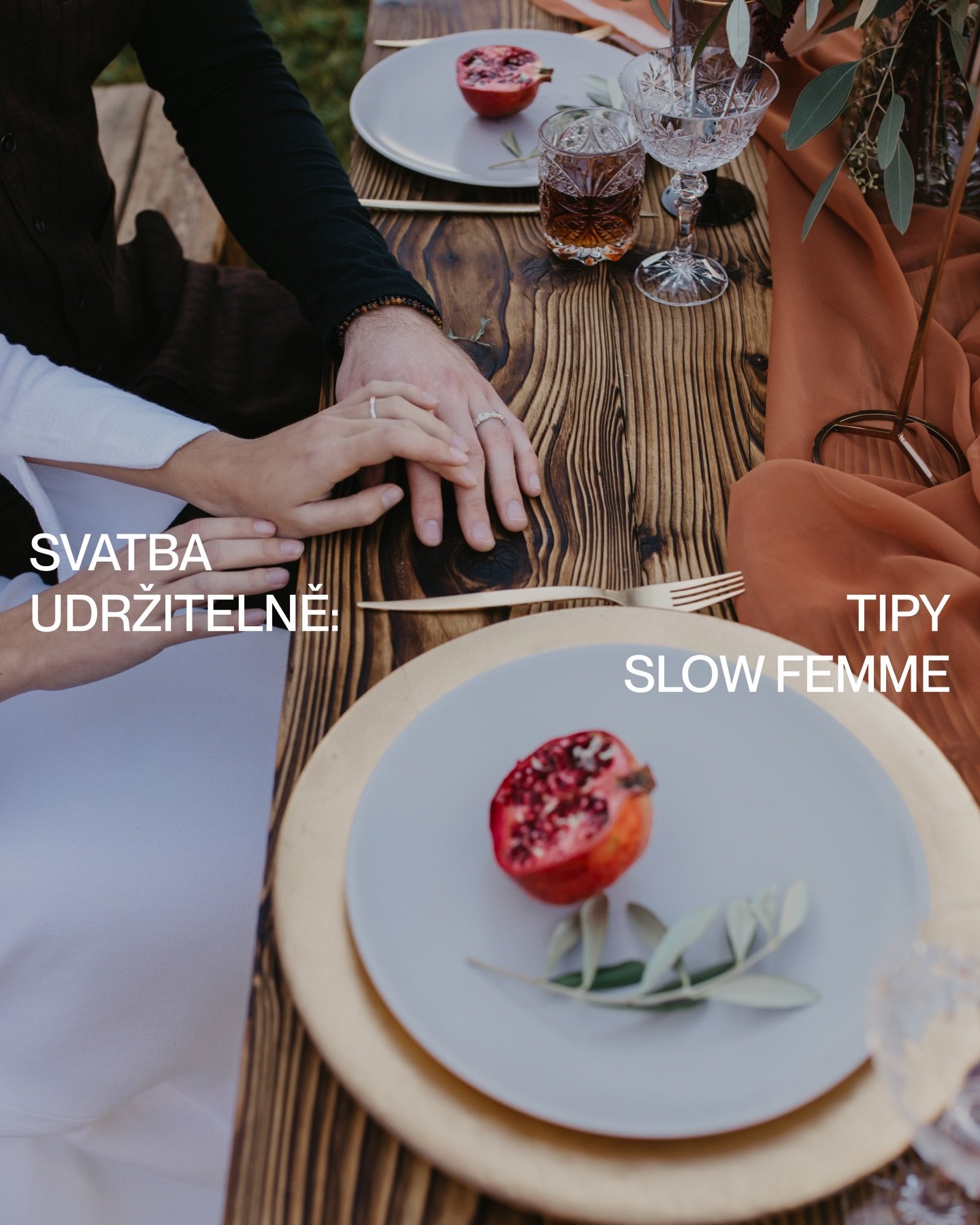 Svatba, to je velk&aacute; věc. Ale buďme k sobě upř&iacute;mn&eacute;, dost často taky zbytečn&aacute; z&aacute;těž pro na&scaron;i planetu. Pokud tedy nejste Slow Femme a v&aacute;&scaron; velk&yacute; den pl&aacute;nujete připravit co nejudržiteln