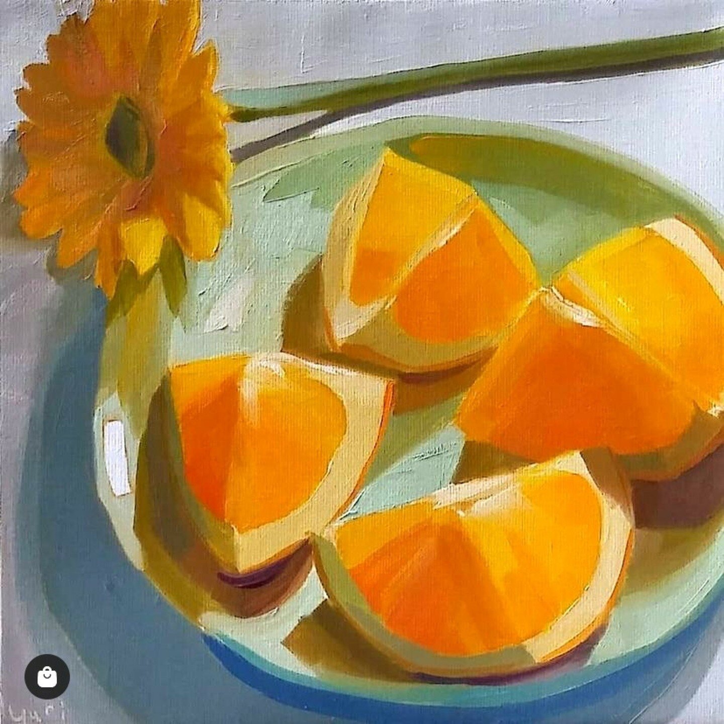 🔆 MEET THE ARTIST 🔆
I love discovering new-to-me artists  every time I open Instagram! You can follow hashtags like #allaprimapainting to fill your feed with bright sunny paintings on these cold winter days!

#slowriverstudio
www.slowriverstudio.co