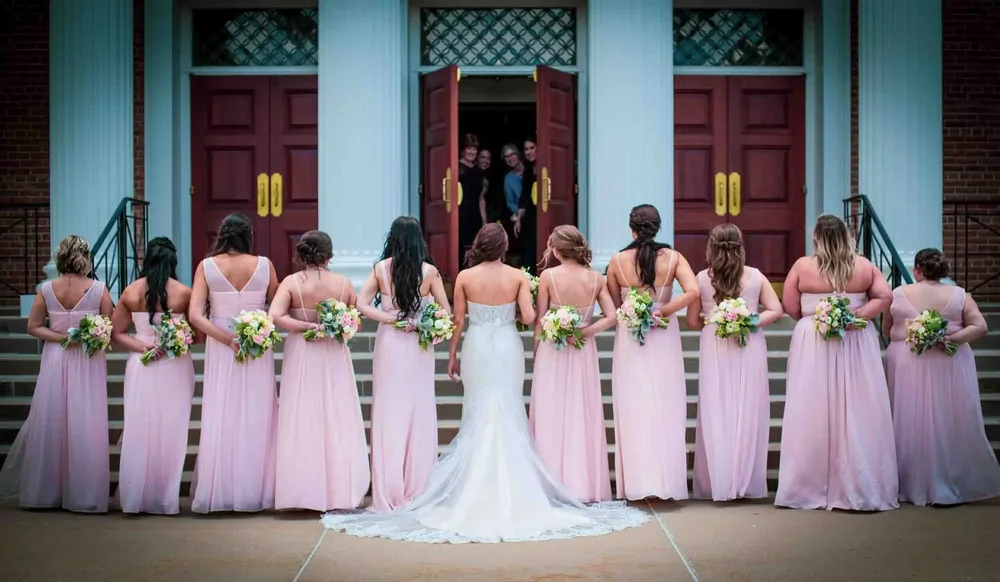 Ann Arbor wedding ceremony and bridal party — Aperture Photography