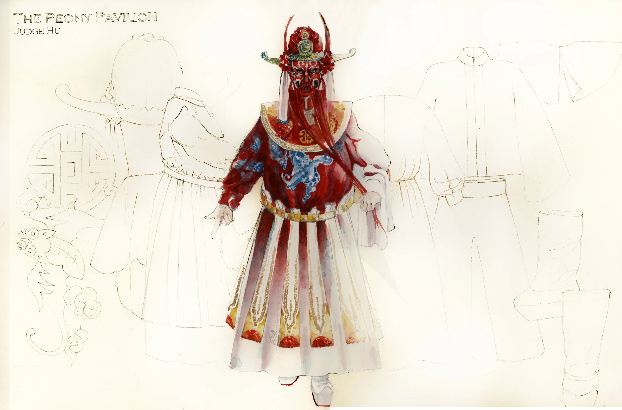Lauren Gaston Costume Design Illustration