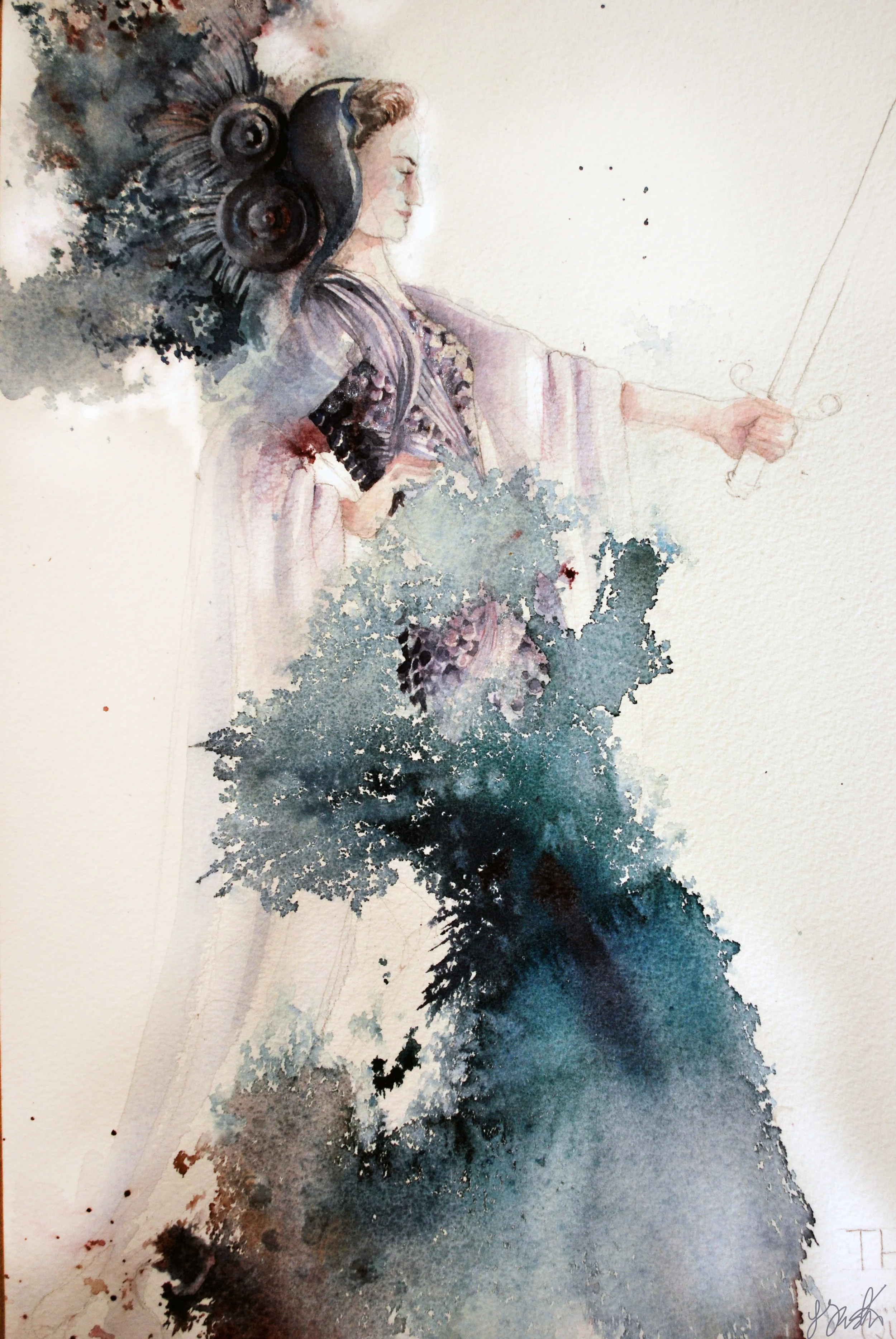 Winner of The American Folk Art Museum's Couture Sketch Contest