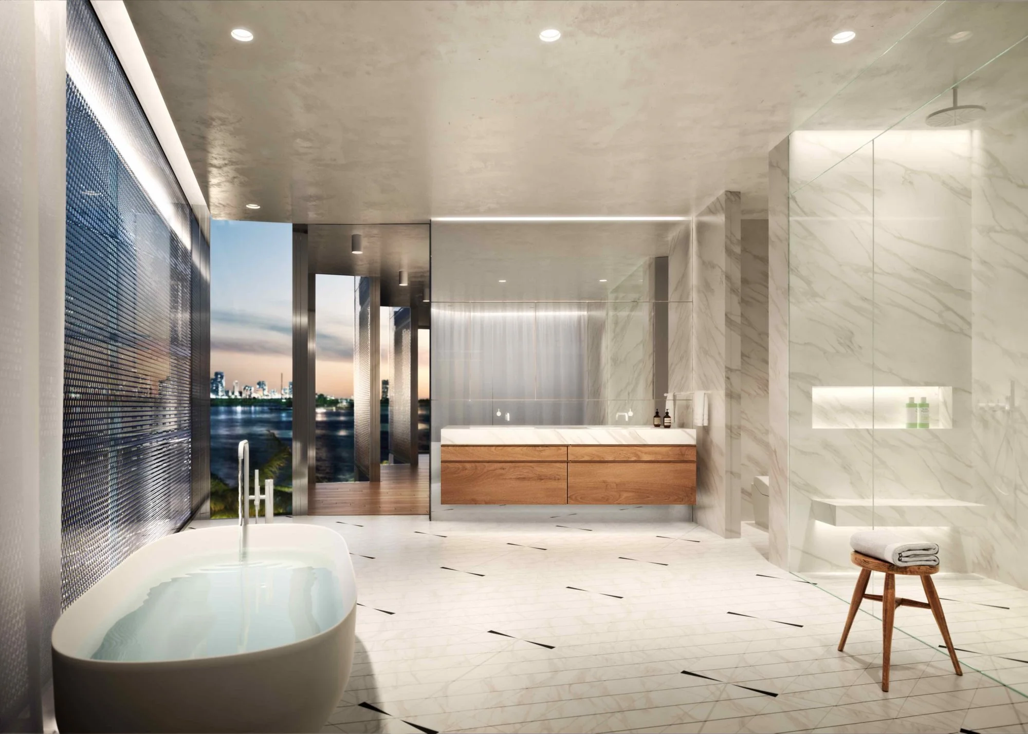 A rendering of a sample residence at Monad Terrace. (Image: Courtesy JDS Development Group)