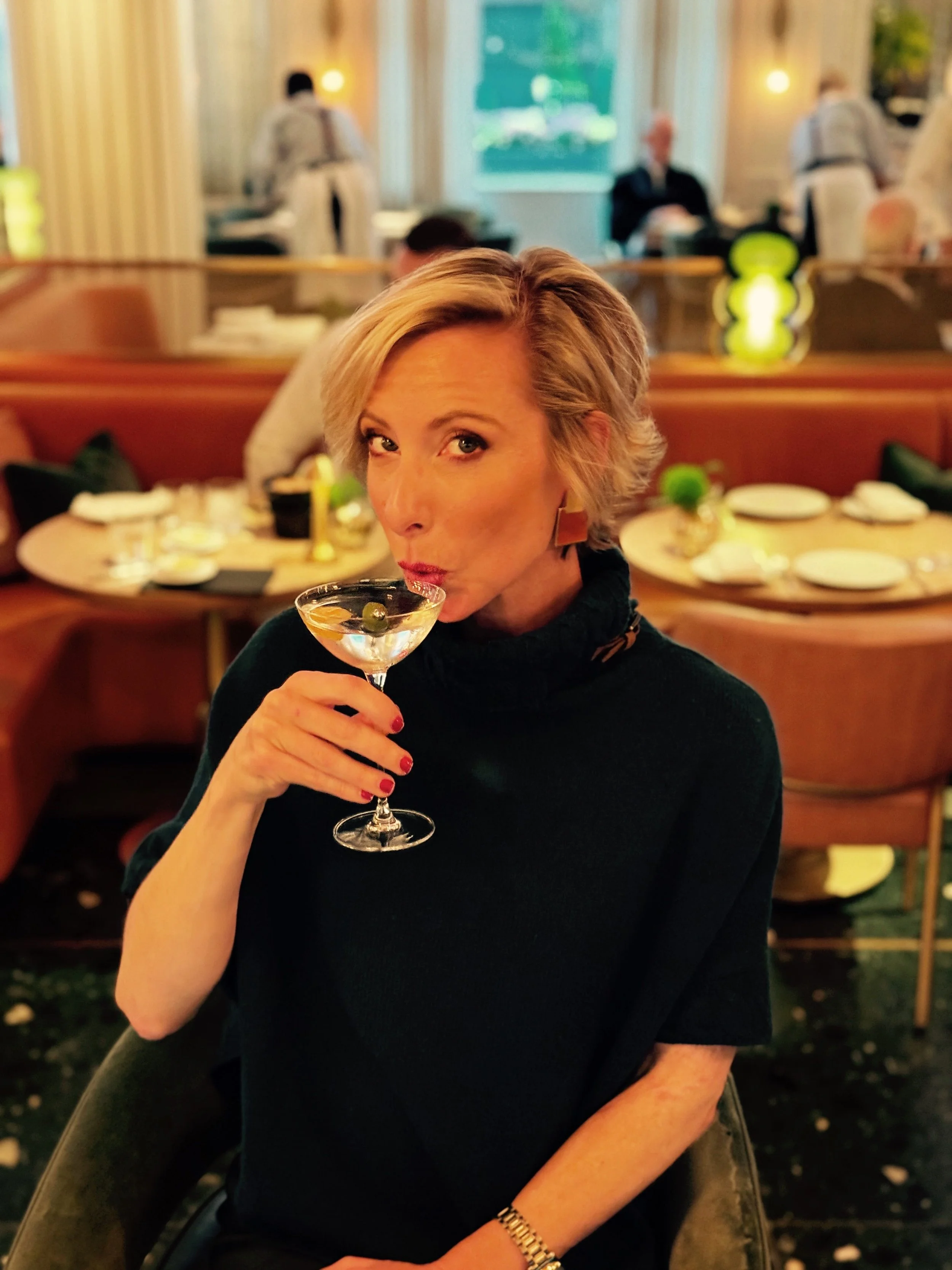 Travel writer Jennifer Parker at the Waldorf
