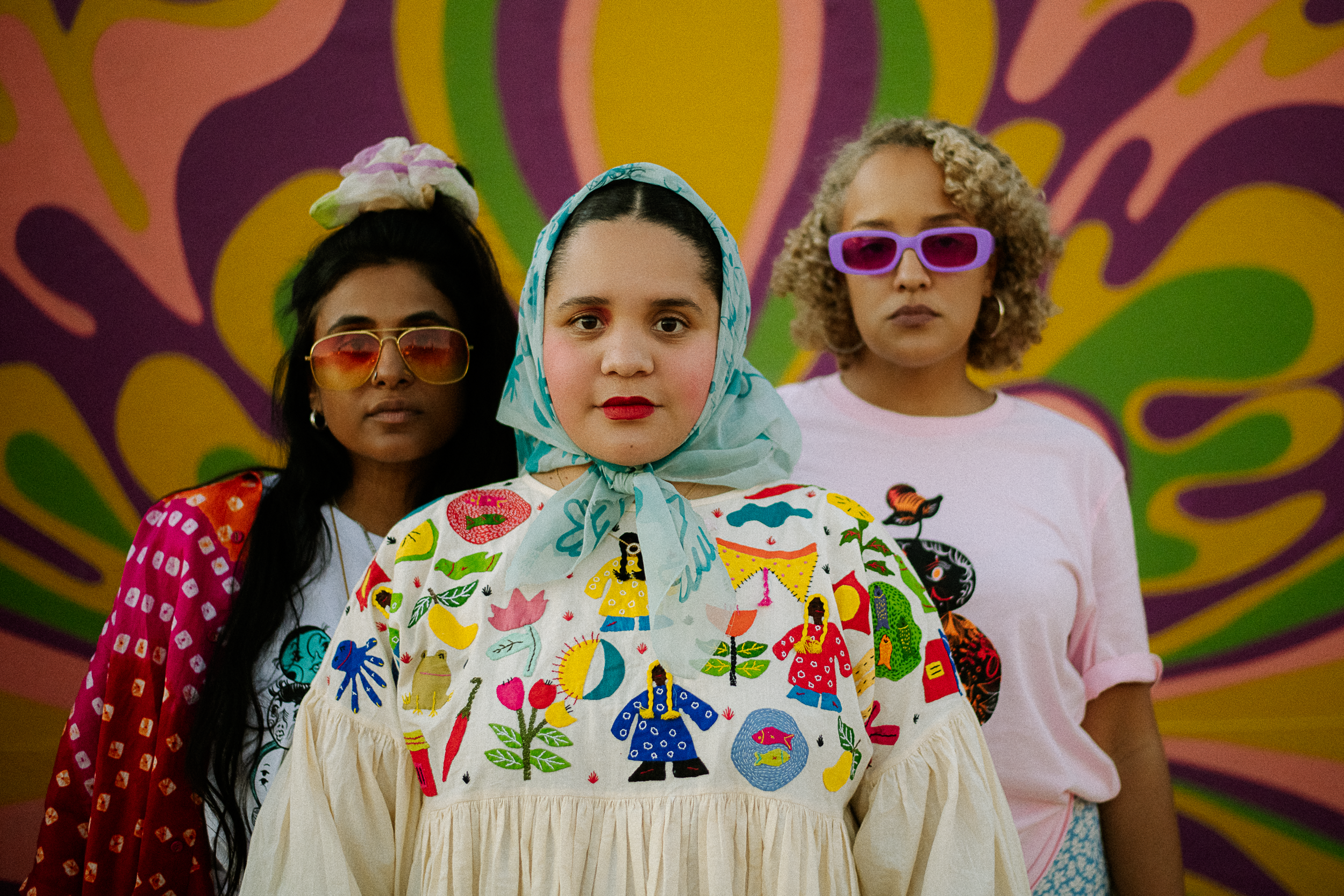 Lido Pimienta poses after her set at Joshua Tree Festival 2024. Image by Gí Tenamá