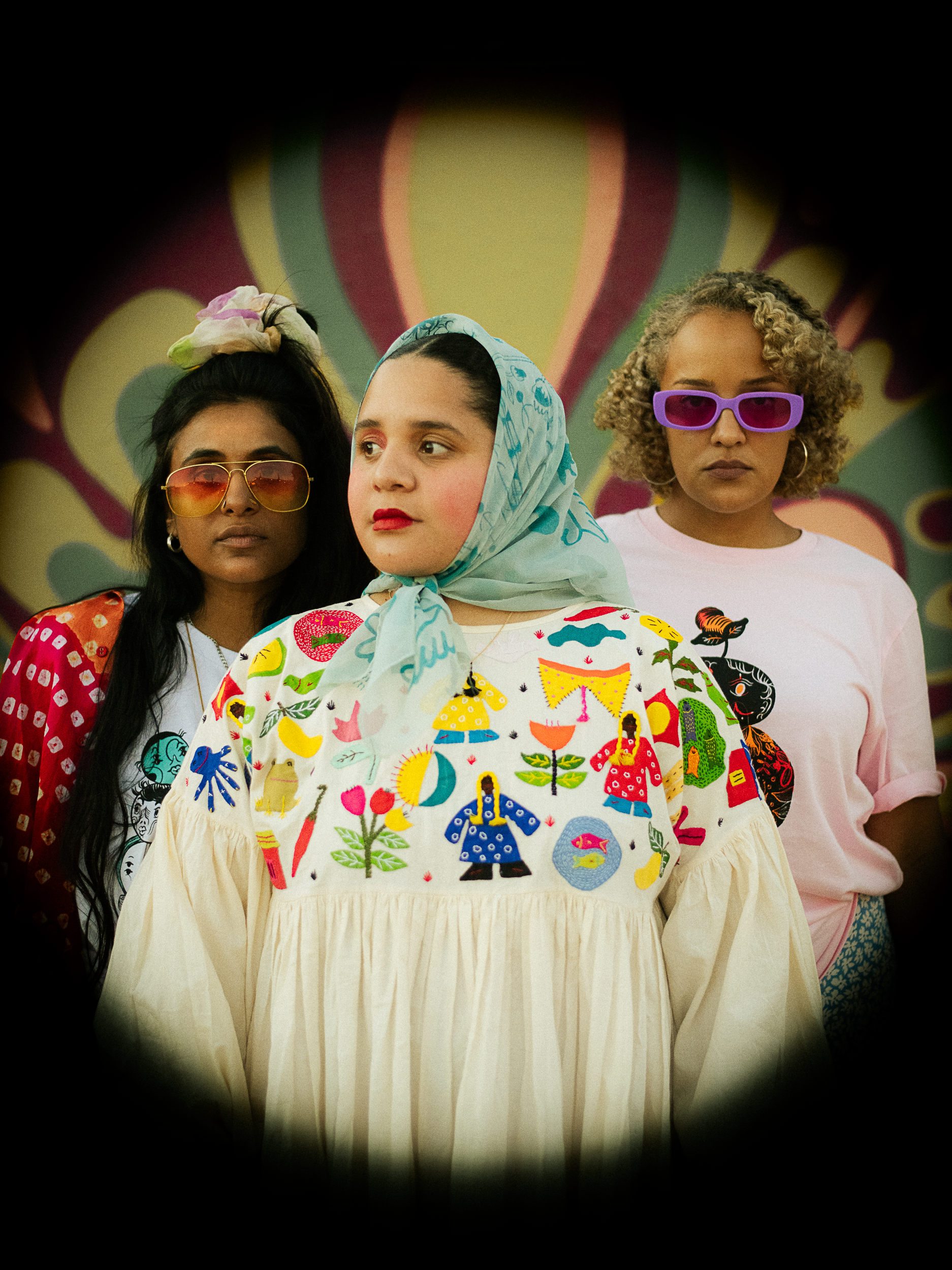 Lido Pimienta poses after her set at Joshua Tree Festival 2024. Image by Gí Tenamá