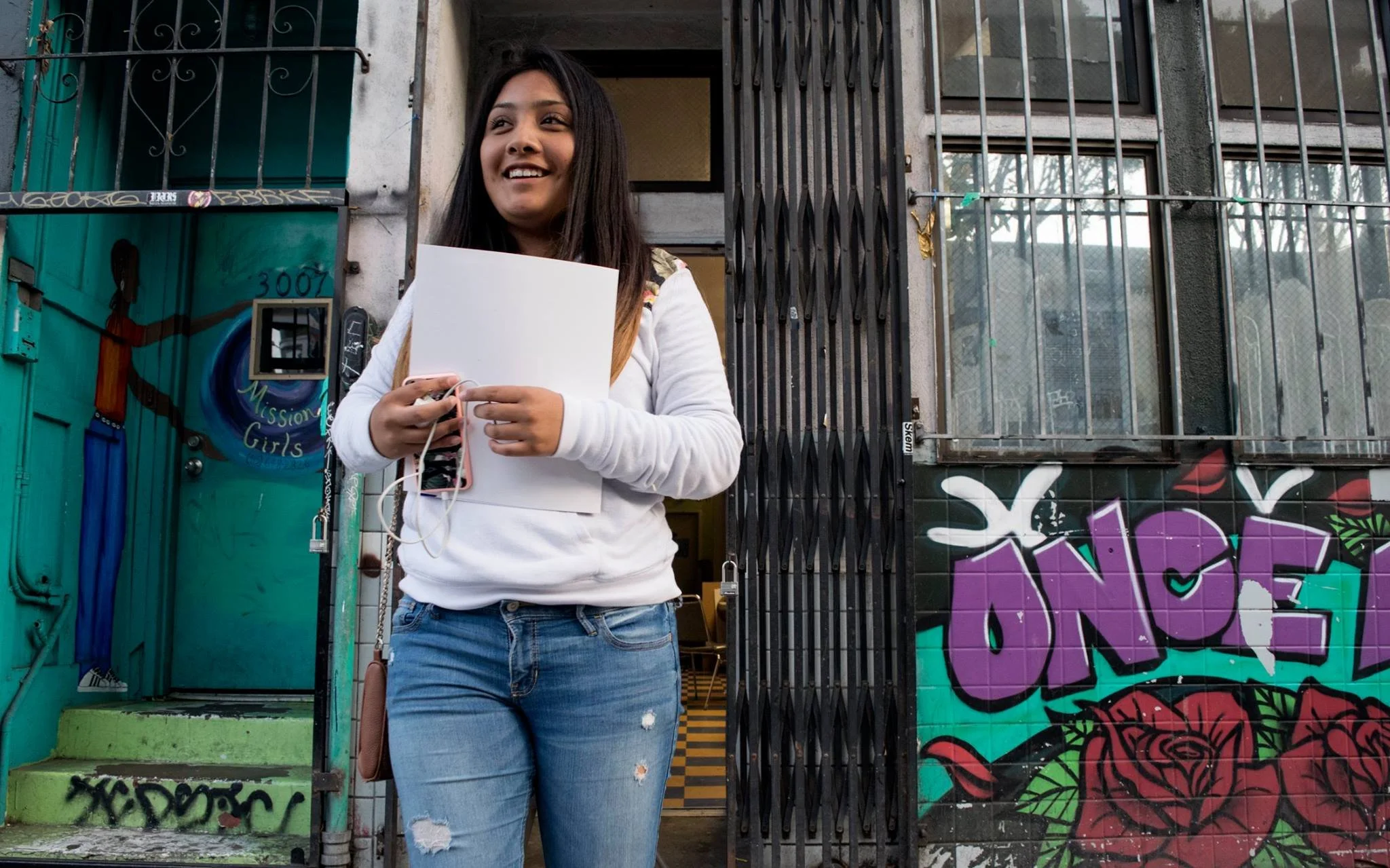 Rocio Navarro attends her after school program, "Young Queens" at Mission Girls center in the Mission, San Francisco, Calif., on May 12, 2016.
