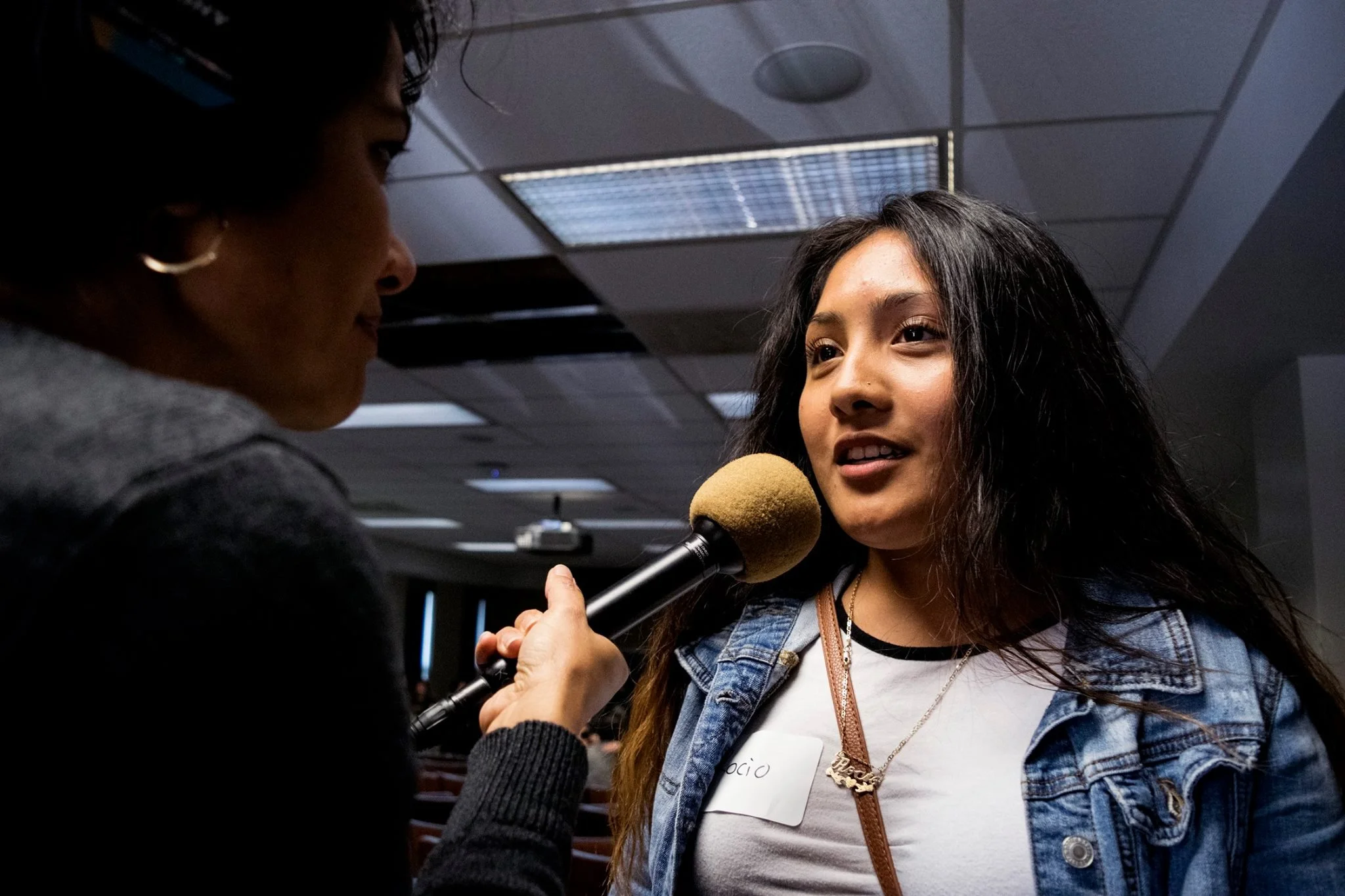 Youth activist Rocio Navarro speaks in favor of preserving her local health center, where abortions were accessible, which was to be closed permanently by the San Francisco City Council at a board meeting in the Mission District, San Francisco on Apr