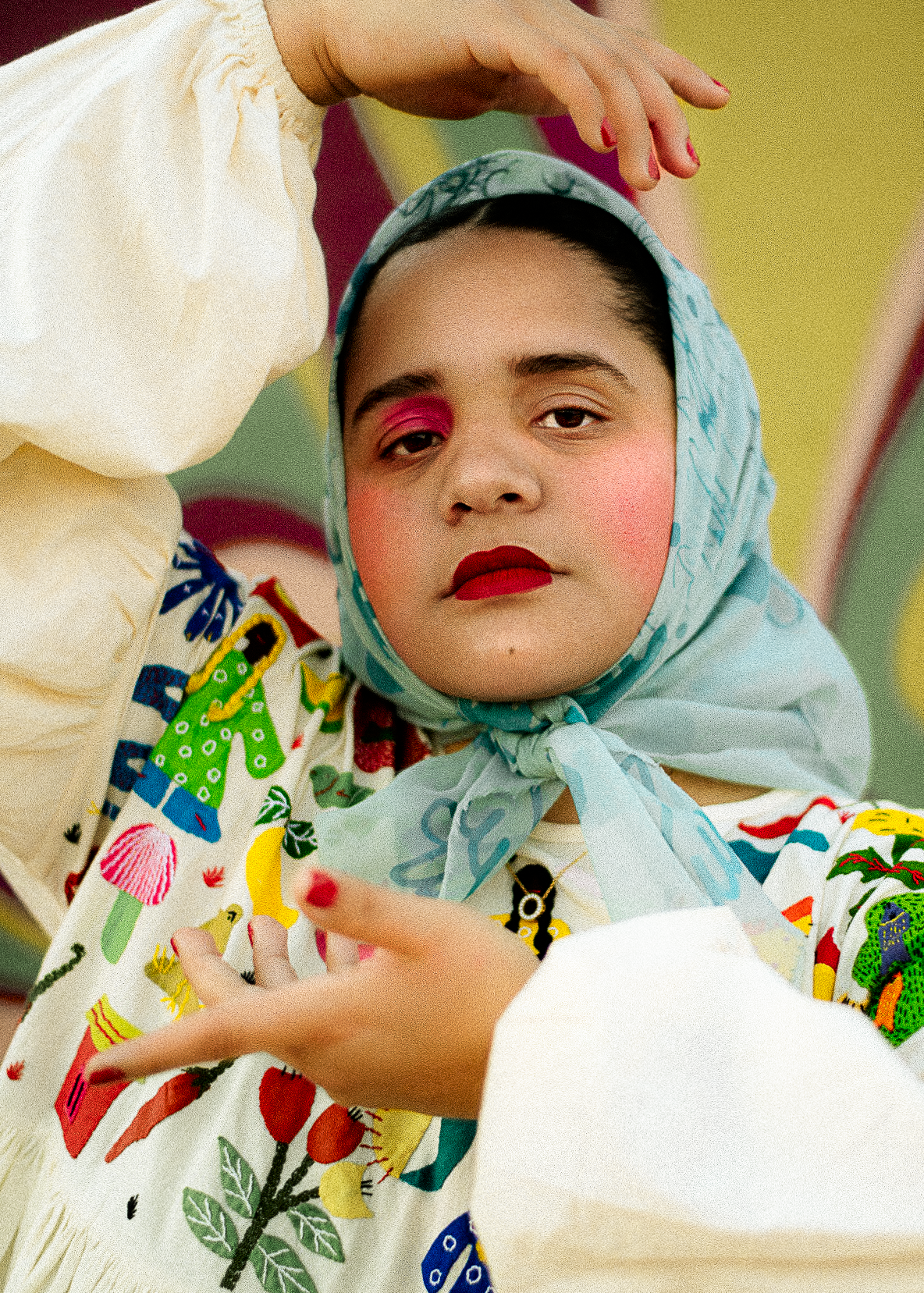 Lido Pimienta poses after her set at Joshua Tree Festival 2024. Image by Gí Tenamá