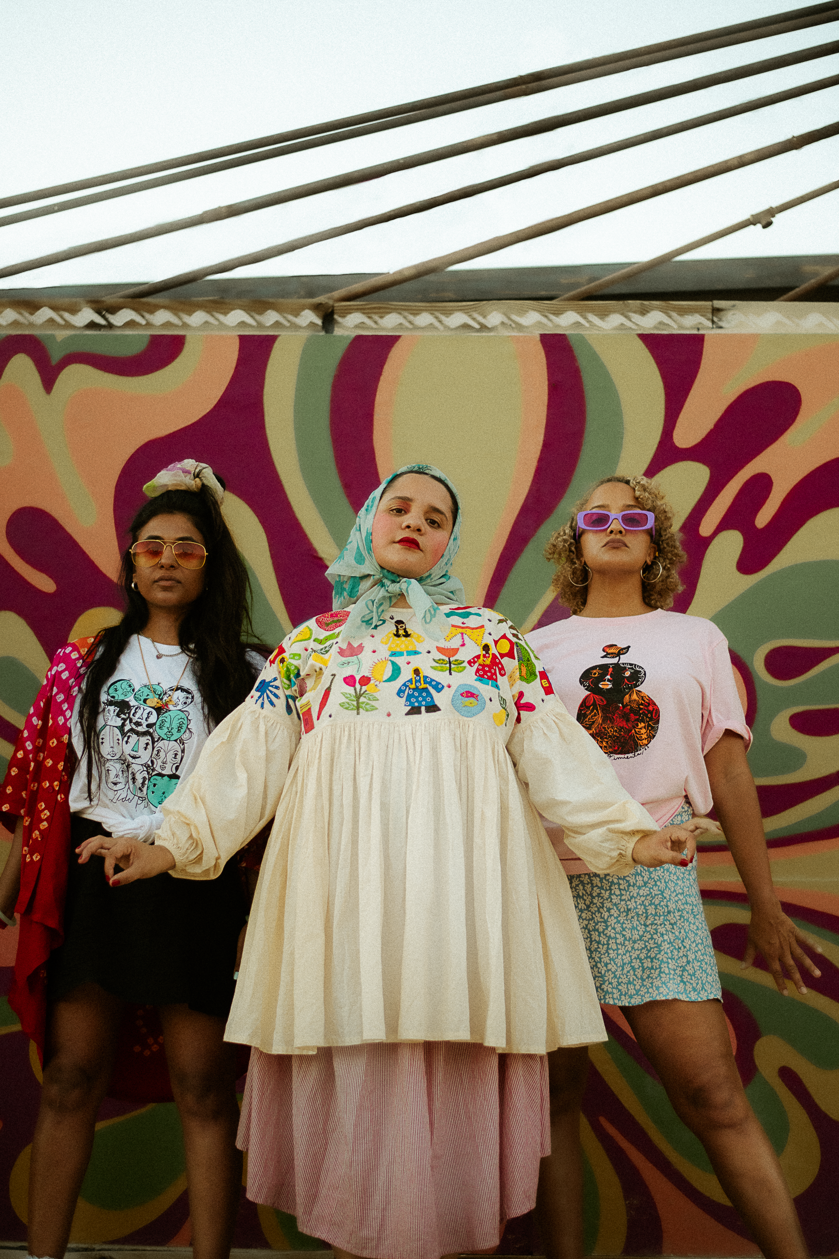 Lido Pimienta poses after her set at Joshua Tree Festival 2024. Image by Gí Tenamá