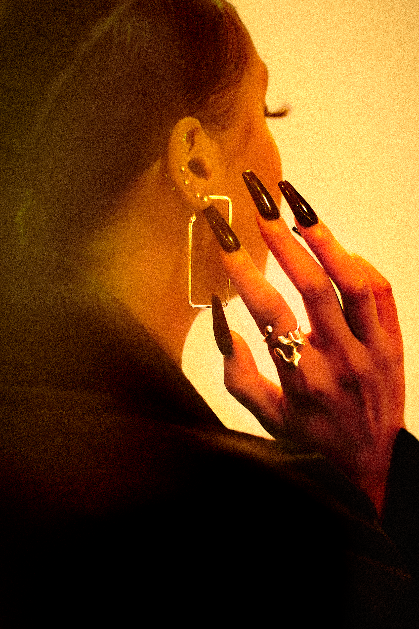 photographed during a studio photography session in Los Angeles for a fashion editorial collaboration with fashion photographer