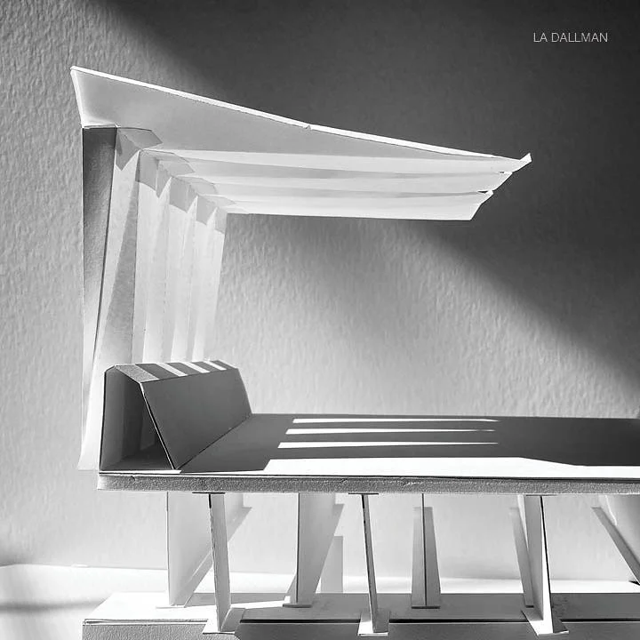 The Assabet River Pedestrian Trail and Bridge connects vibrant but isolated neighborhoods in West Concord Massachusetts, creating a contemplative destination as it traverses the flood prone ecological corridor.&nbsp; Drawing inspiration from origami 