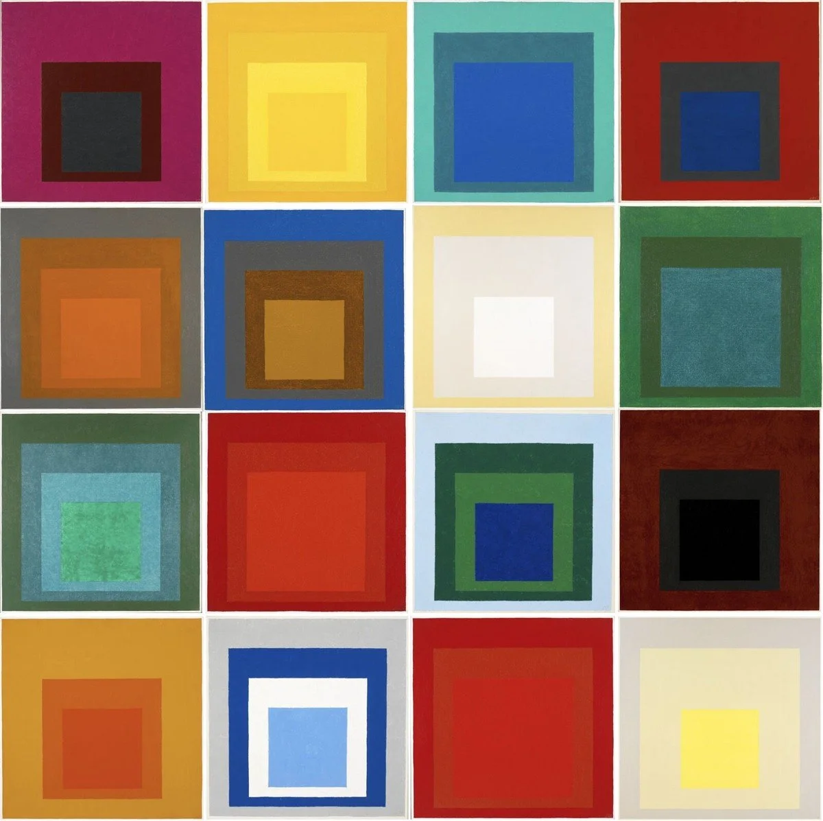 Homage to the Square, Josef Albers