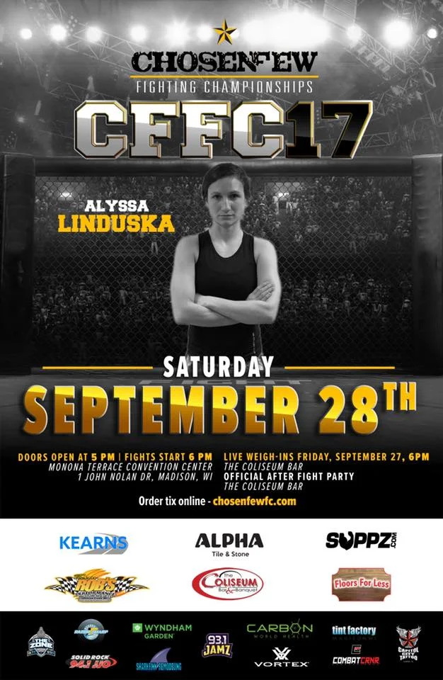 Chosen Few Fighting Championships - CFFC17 - Saturday, September 28th, 2019 - Madison, WI